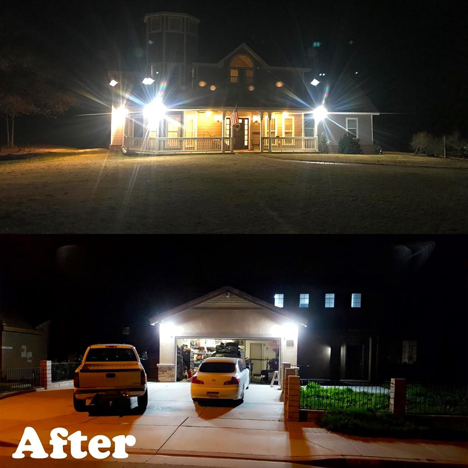 Luz de Inundación SANSI 36W con Sensor de Movimiento IP65