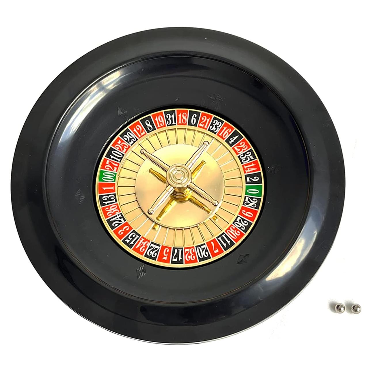 Rueda de Ruleta 25,4 cm SEETOOOGAMES con 2 Bolas