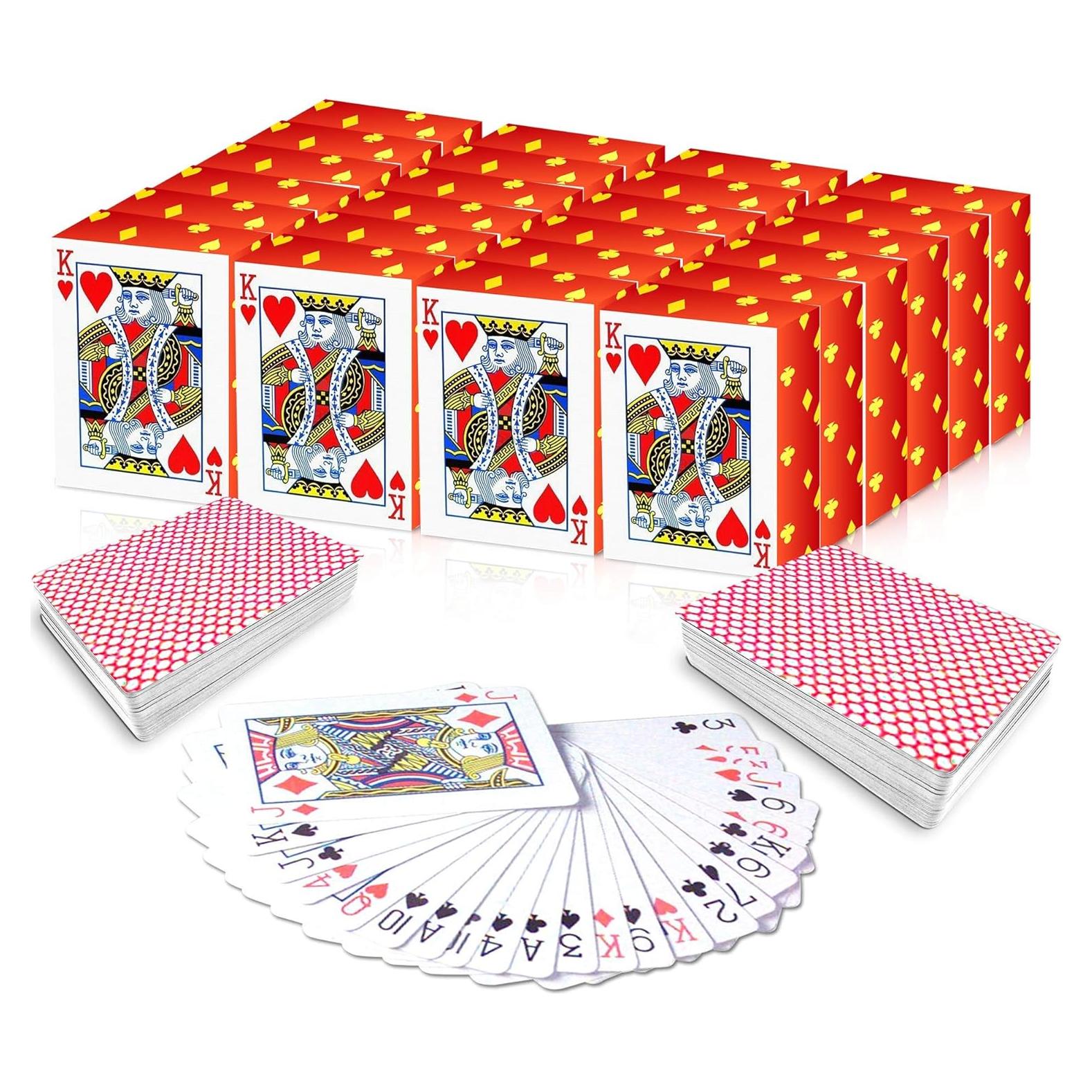 Gamie Mini Cartas de Juego - 20 Barajas de Póker 3.81 cm