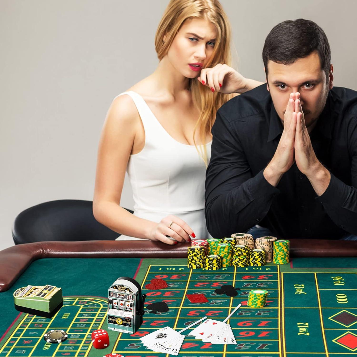 Juego de Decoraciones para Pasteles de Casino 21 Piezas