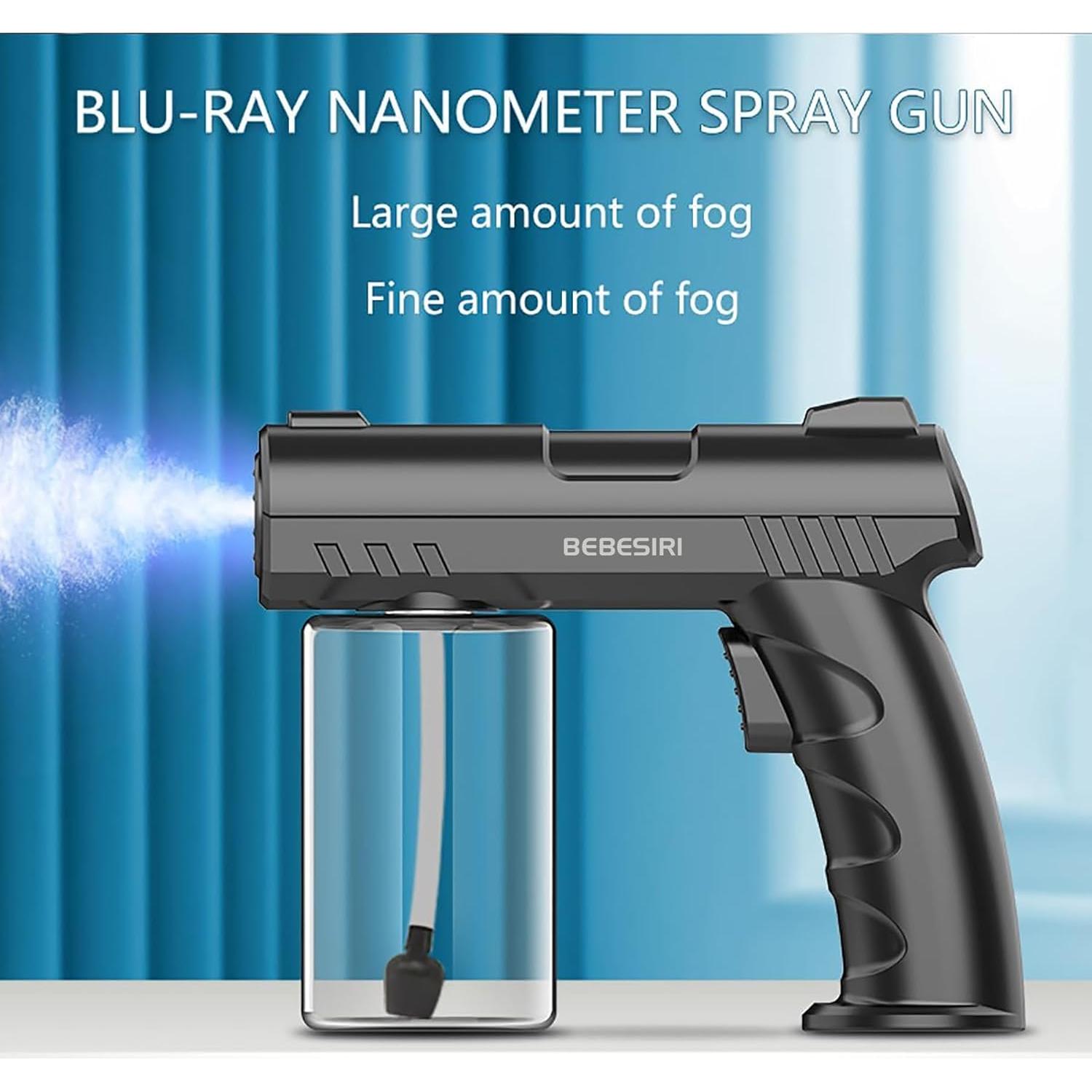 Pistola Atomizadora Nano K7 Recargable 280ml Luz Azul