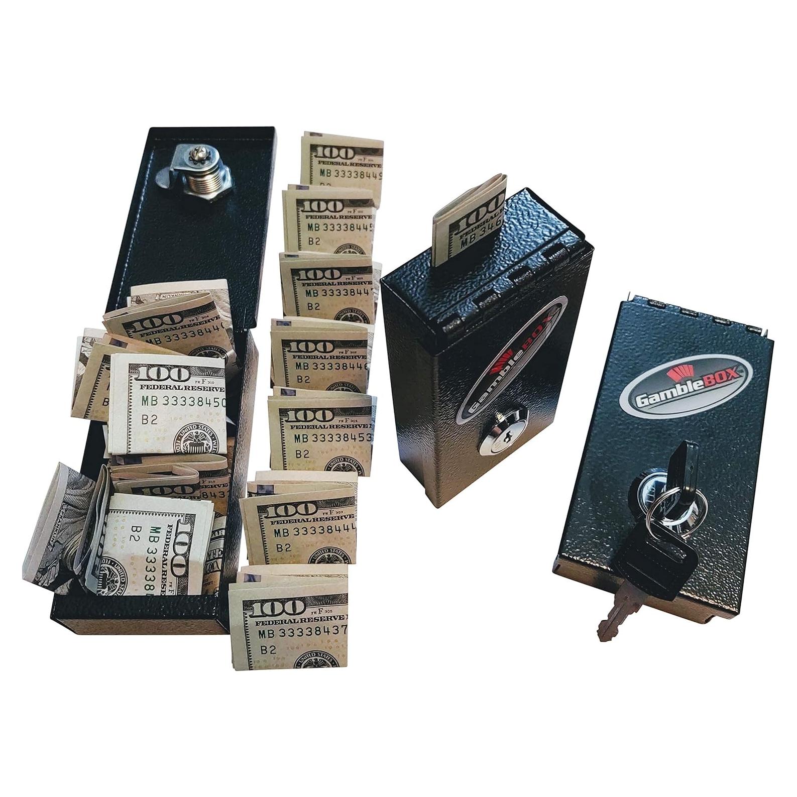 Caja de Seguridad GambleBox de Metal para Juegos de Azar