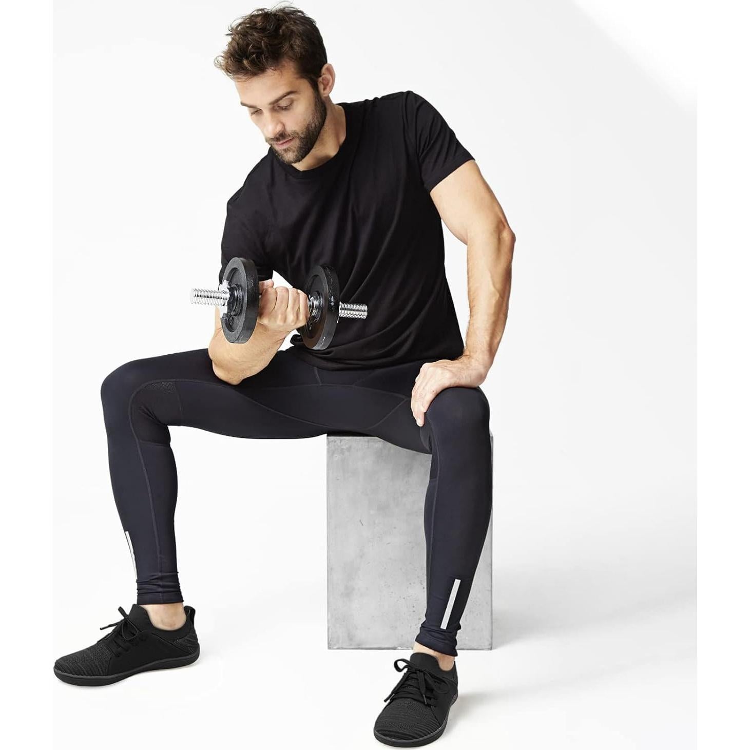 Zapatos Minimalistas Barefoot Relxfeet para Hombres - Todo Negro