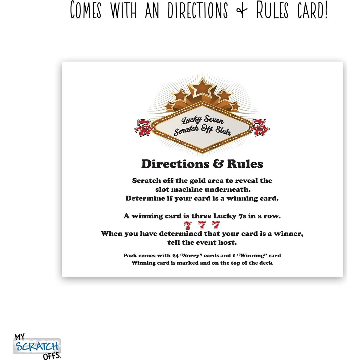 Tarjetas de Juego de Rascar Mis Tarjetas de Rascar 26 Pzas