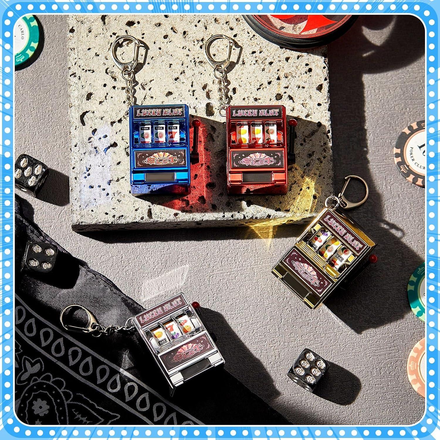 Llavero Máquina Tragamonedas Panelee 12 Piezas Kawaii