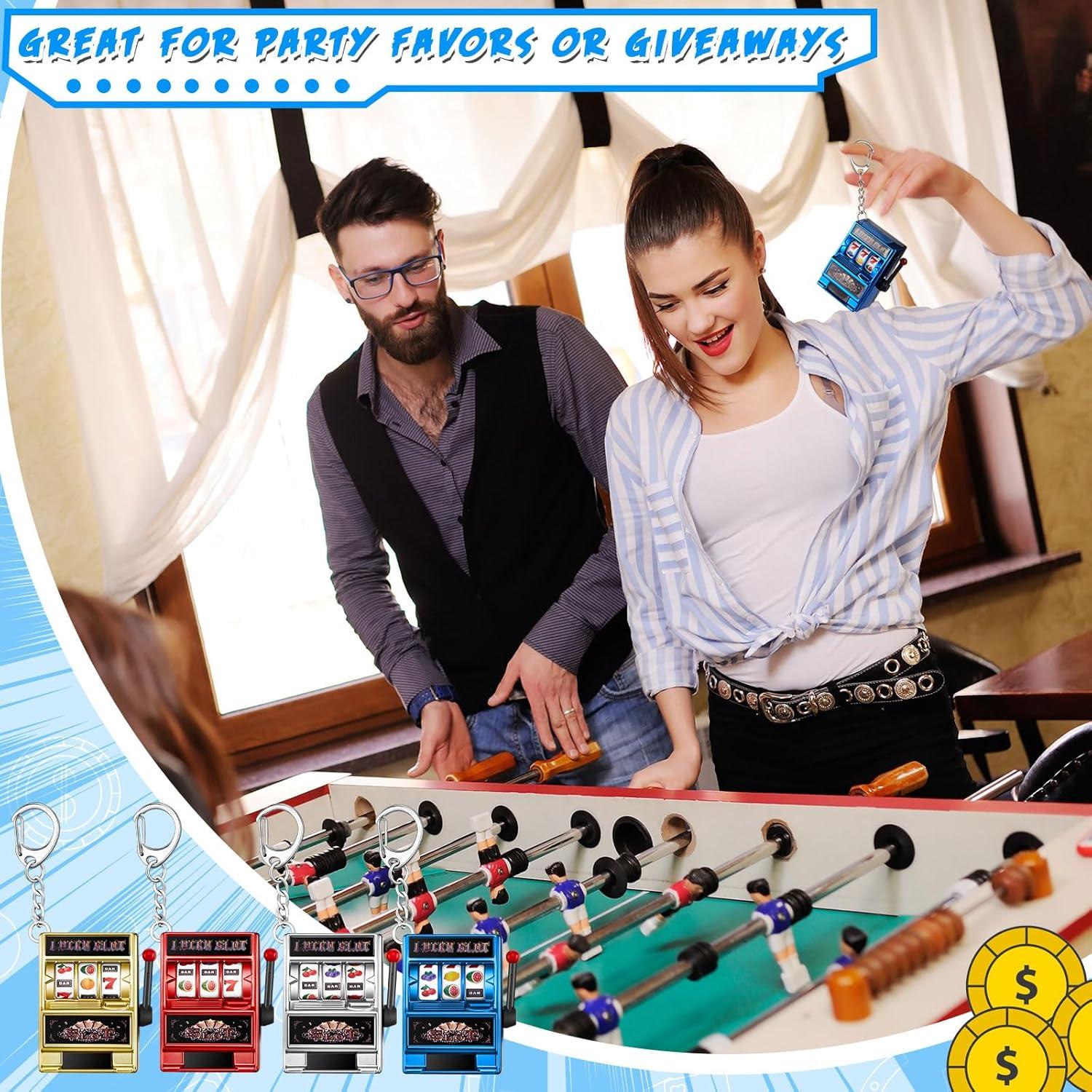 Llavero Máquina Tragamonedas Panelee 12 Piezas Kawaii