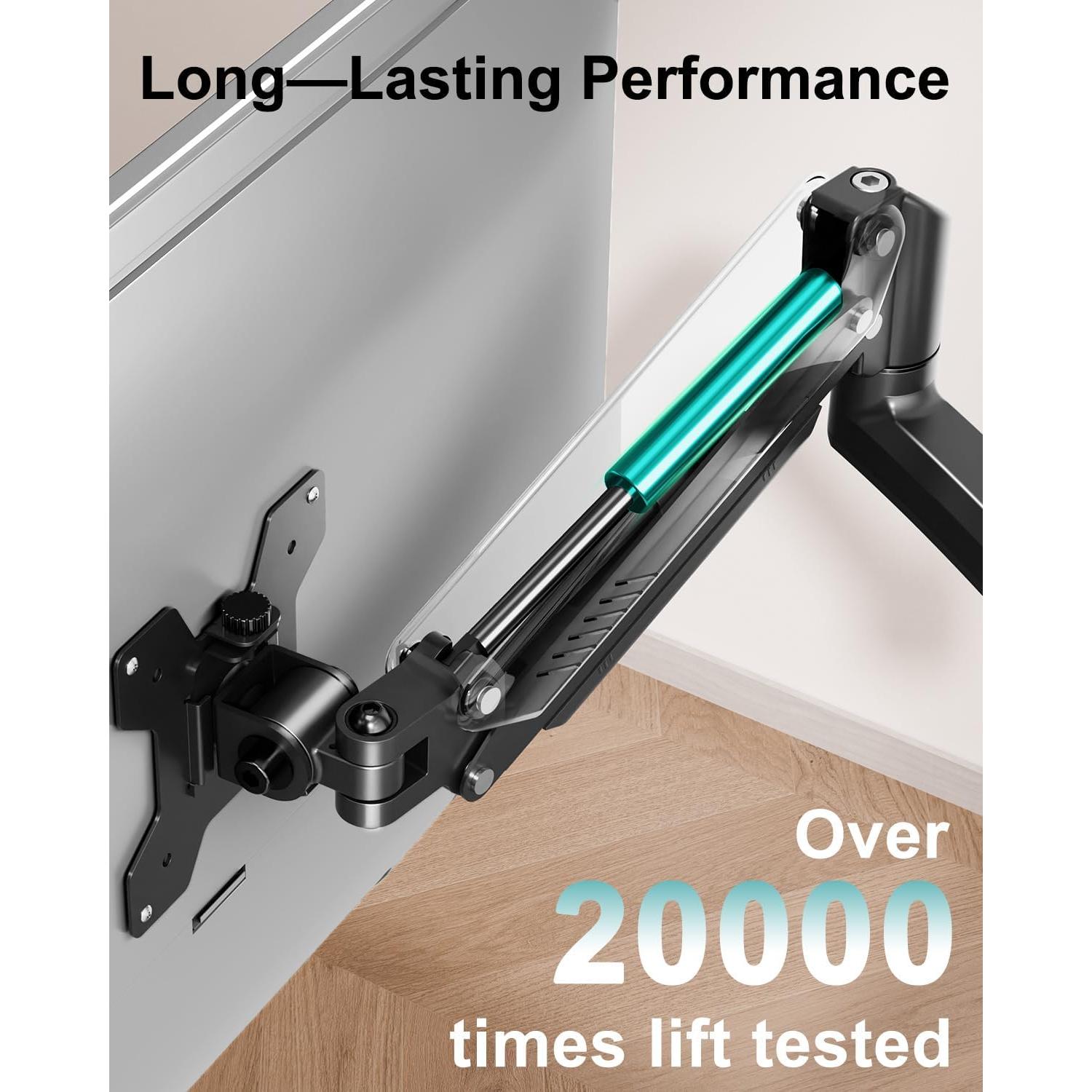 Soporte Doble para Monitor MOUNT PRO, Ajustable hasta 32"