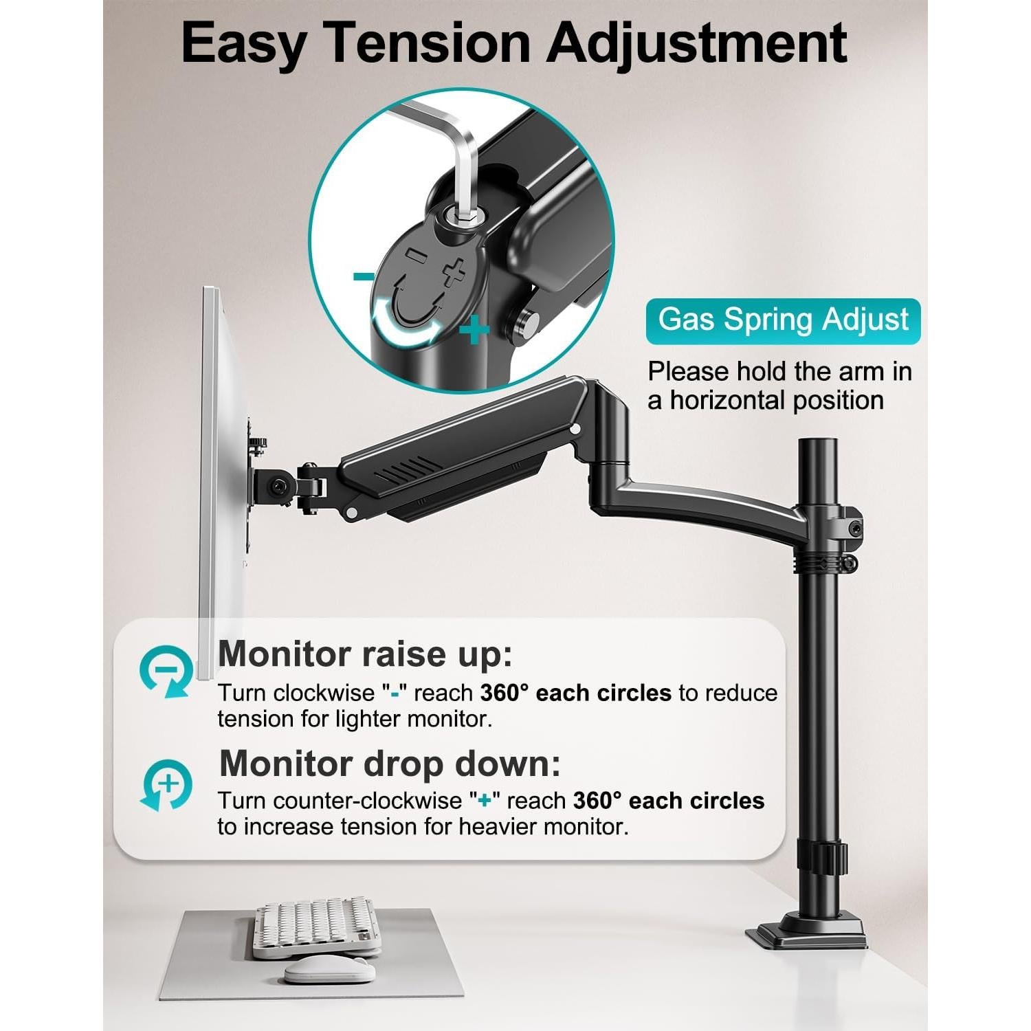 Soporte Doble para Monitor MOUNT PRO, Ajustable hasta 32"