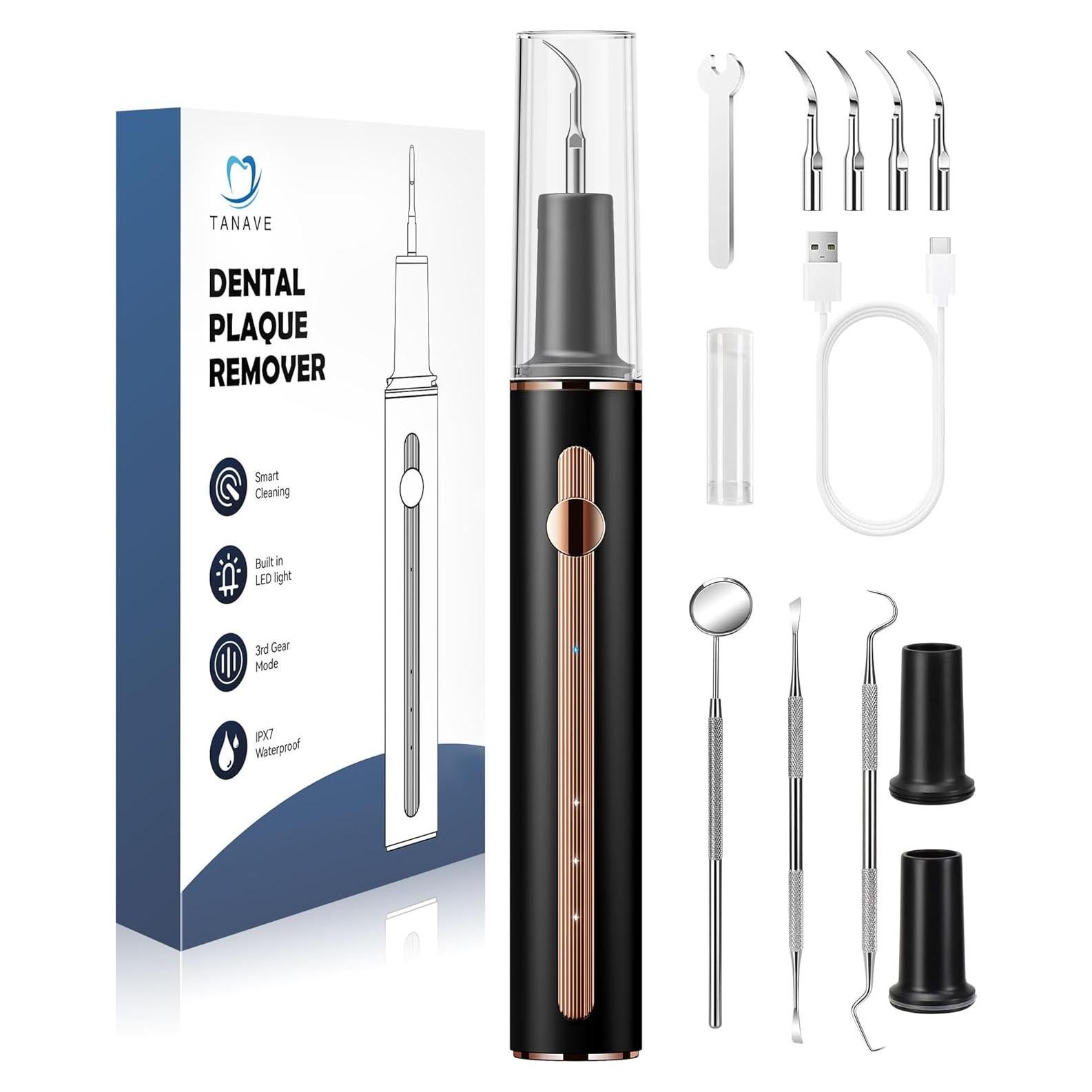 Removedor de Placa Dental TANAVE T9 con Limpiador Ultrasónico y LED