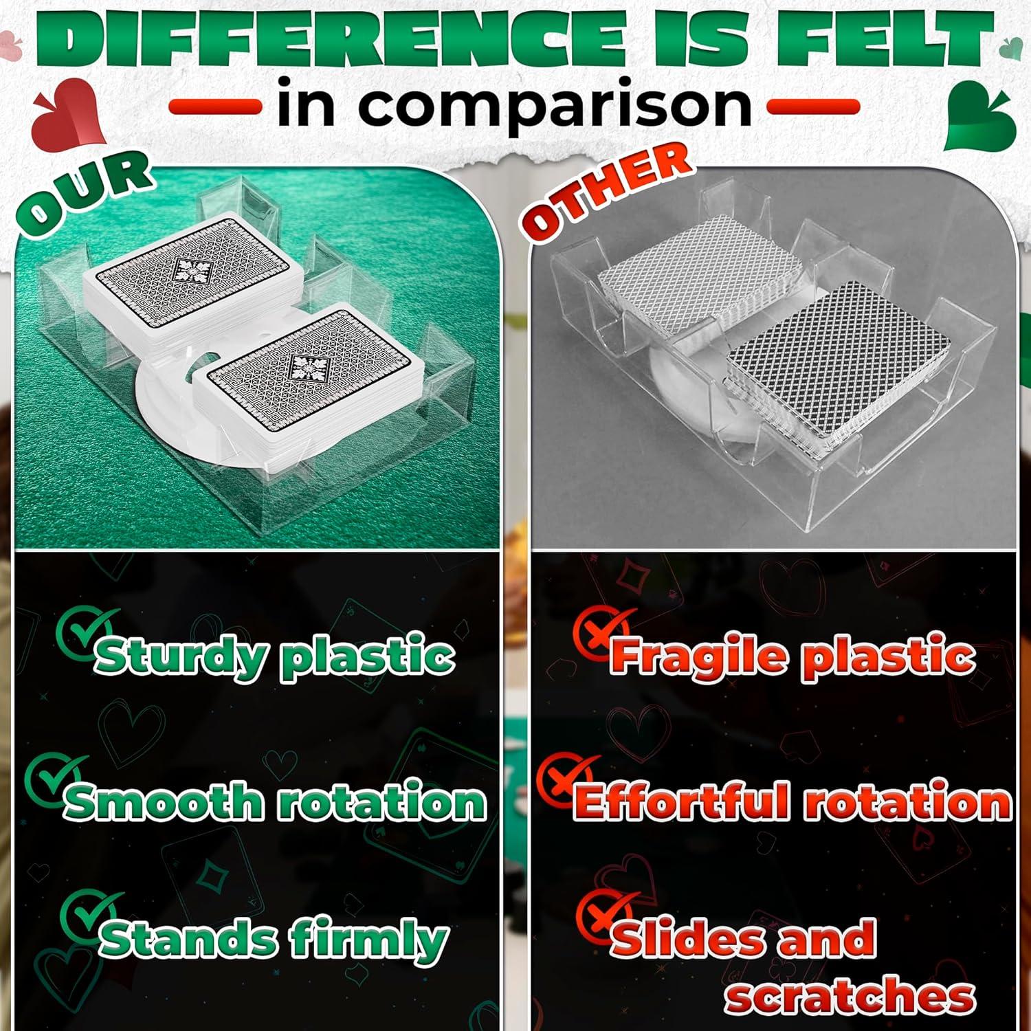 Soporte Rotativo para Cartas de Juego VIKROM - Bandeja Compacta