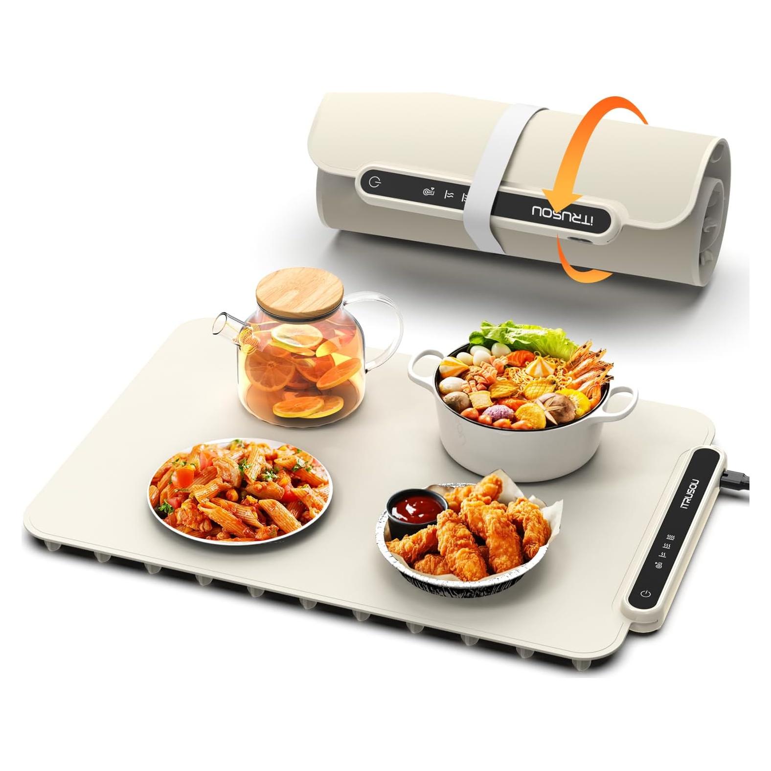 Alfombrilla Calentadora Eléctrica iTRUSOU 47x32.5cm 250W Beige