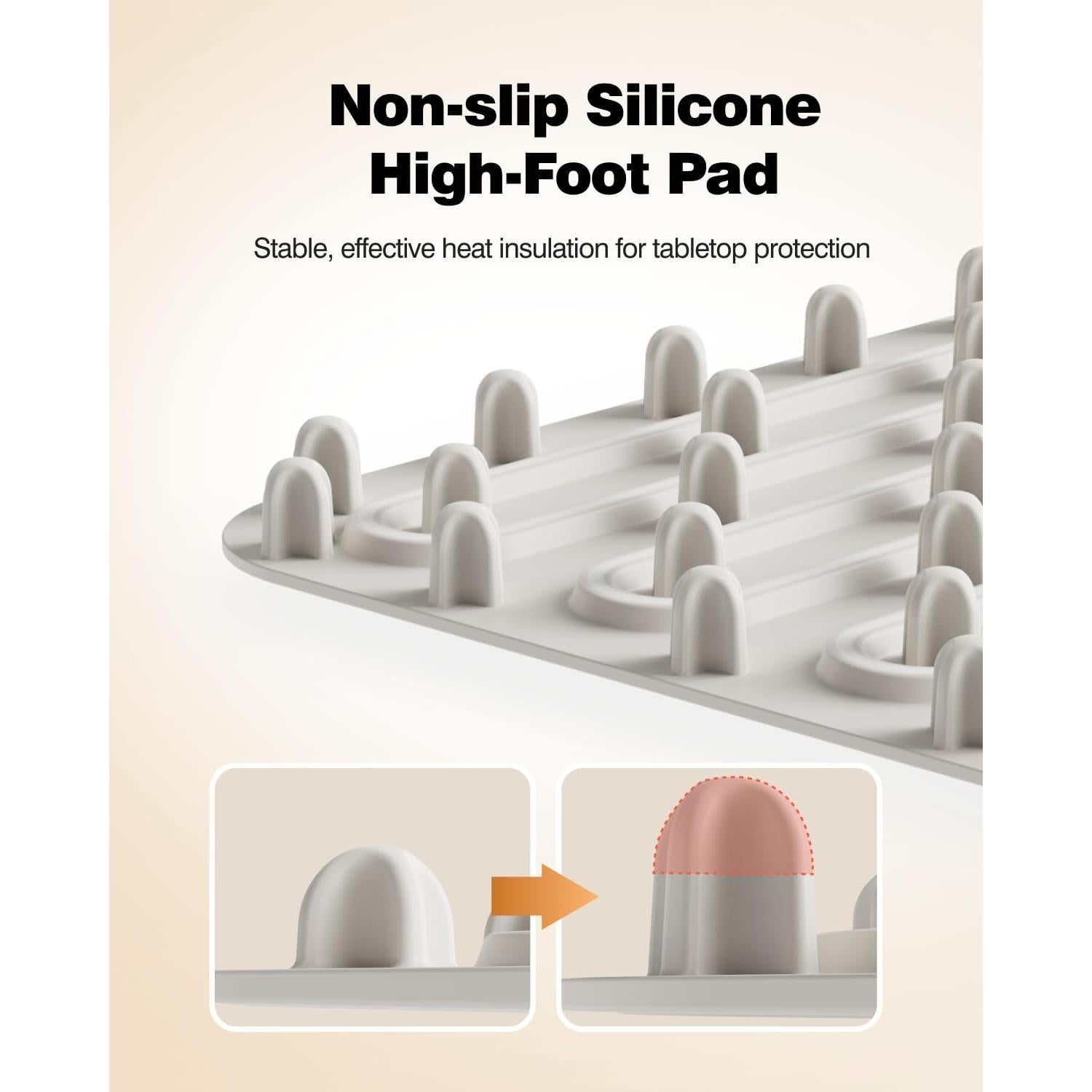 Alfombrilla Calentadora Eléctrica iTRUSOU 47x32.5cm 250W Beige