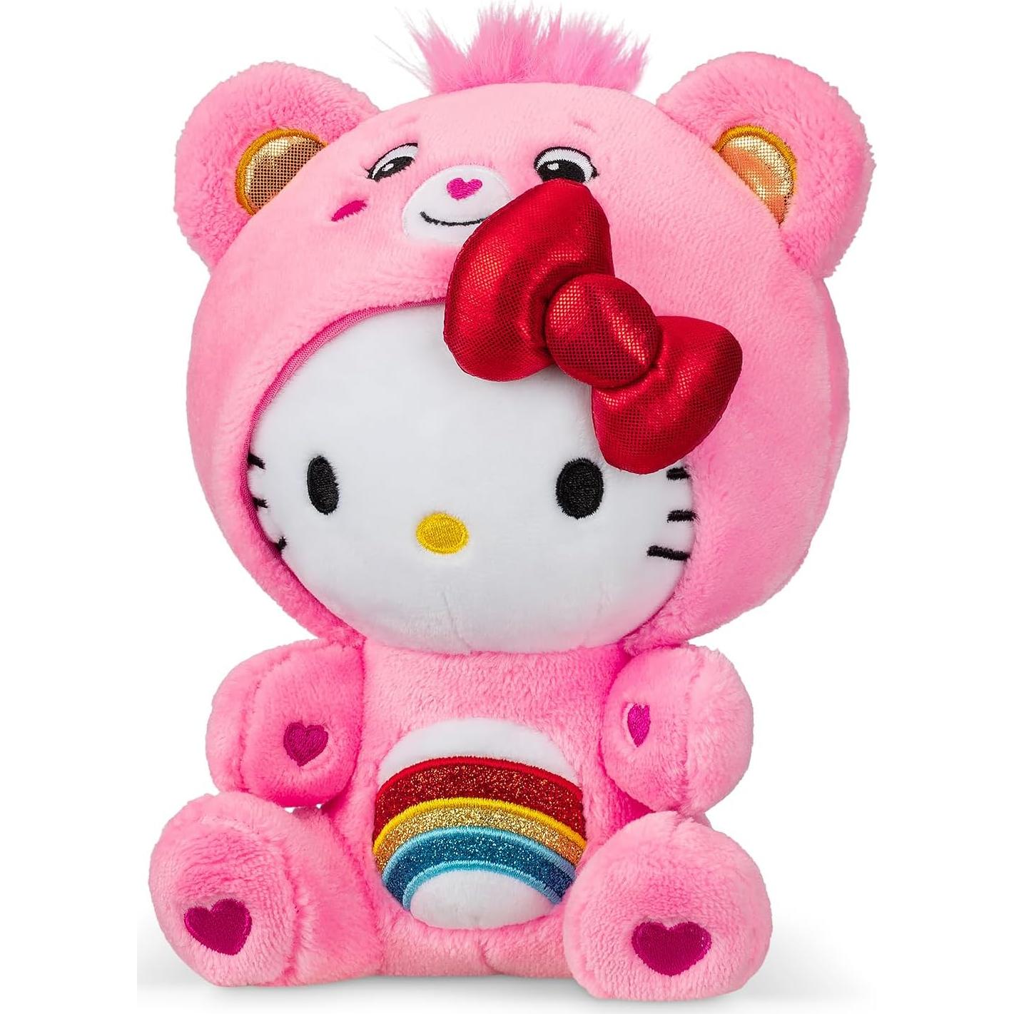 Peluche Hello Kitty Cheer Bear 20 cm - Suave y Abrazable