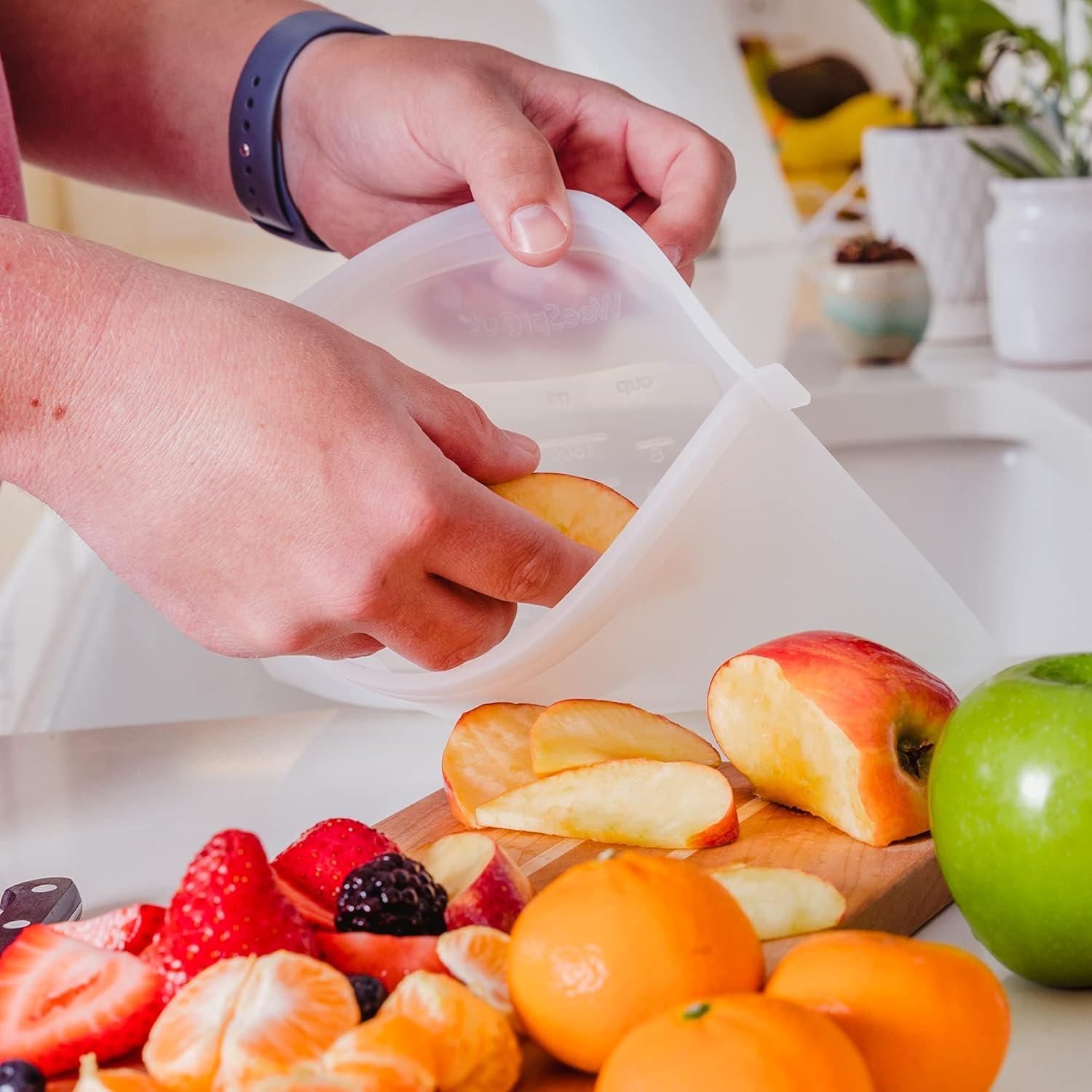 Bolsas de Almacenamiento de Alimentos Reutilizables WeeSprout - Set de 7