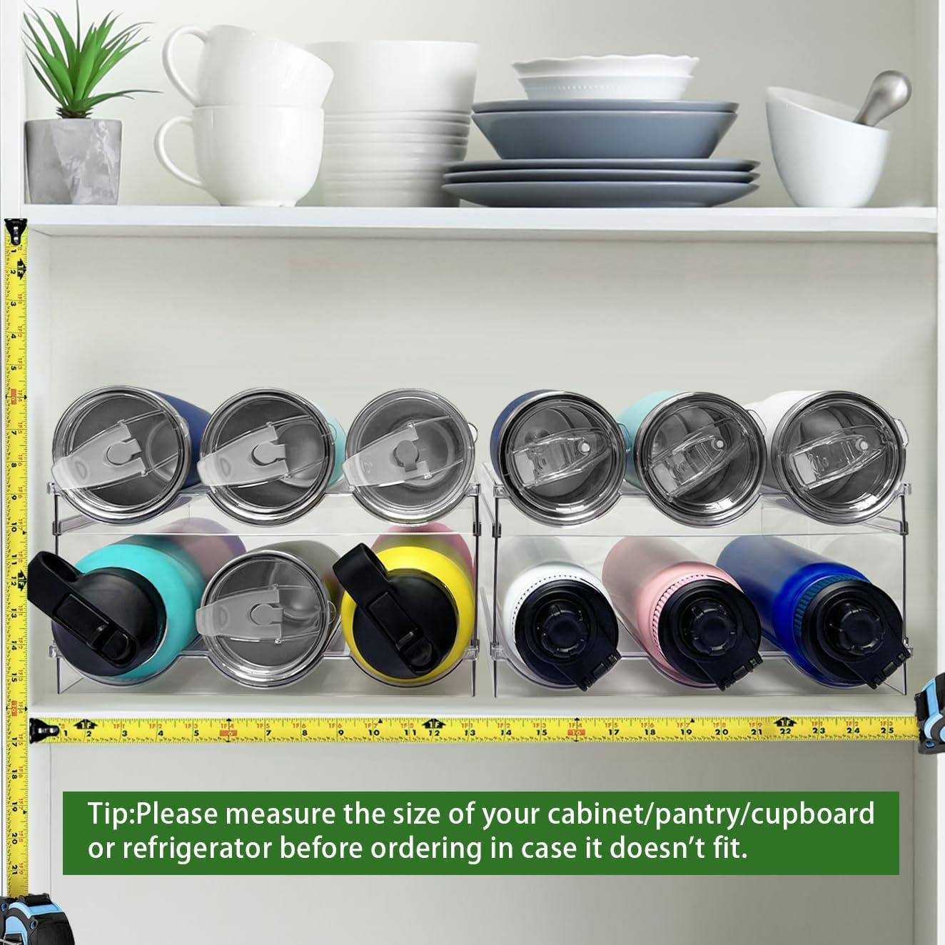 Organizador de Botellas de Agua Spaclear - 6 Botellas, Apilable