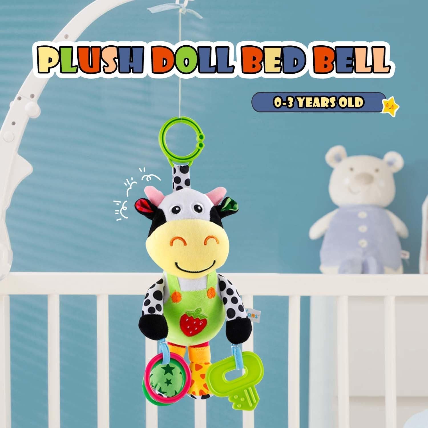 Juguete Musical Mordedor LUKCOZMO Vaca 3D para Bebés