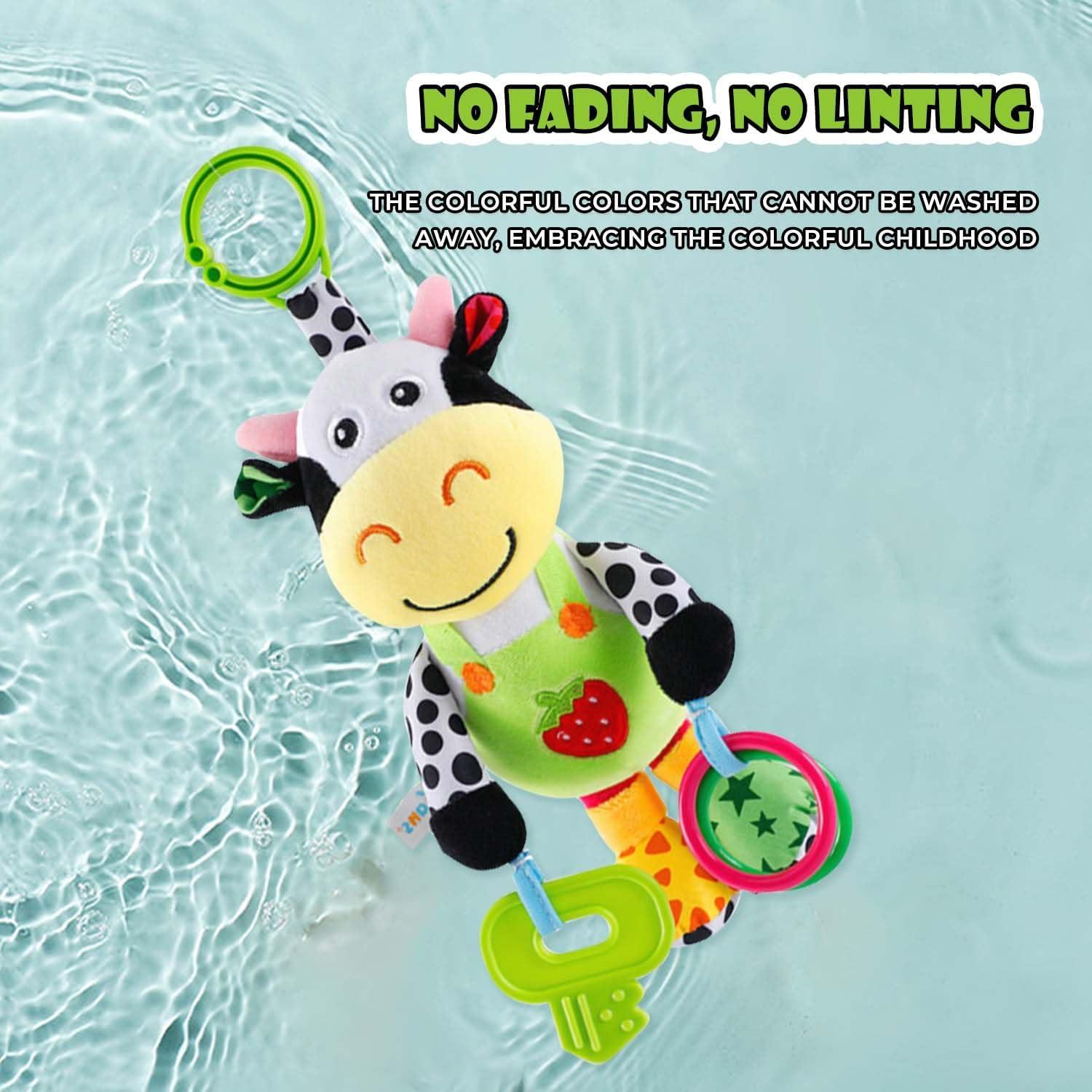 Juguete Musical Mordedor LUKCOZMO Vaca 3D para Bebés