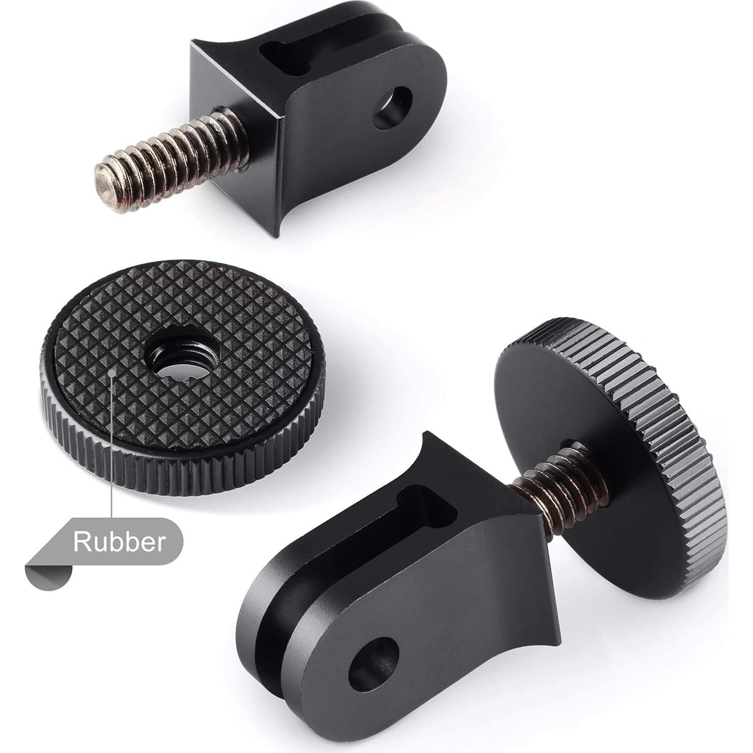 Adaptador de Montaje de Trípode HSU 1/4"-20 Aluminio Negro