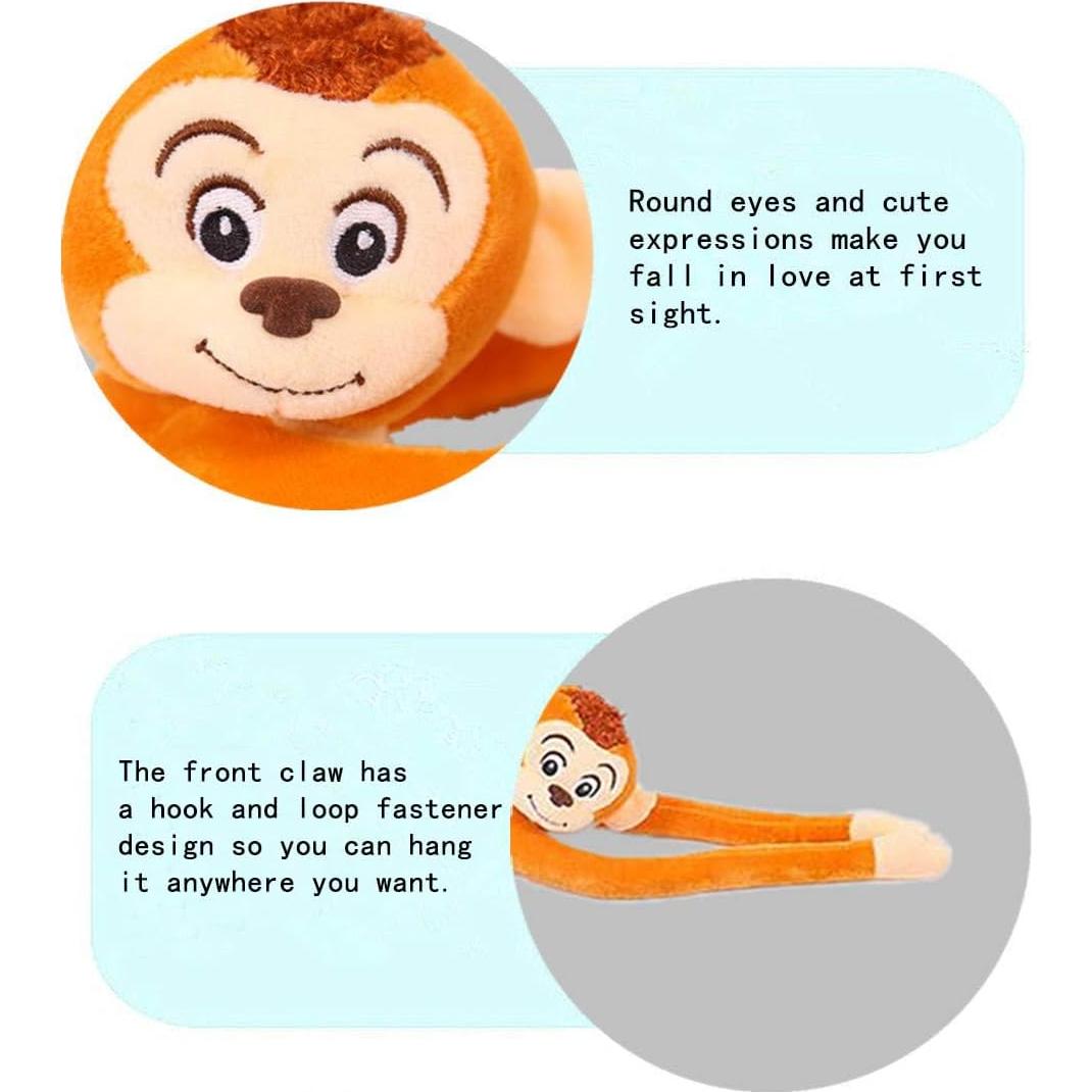 Mono de Peluche Colgante Zhidiloveyou 68,5 cm Marrón