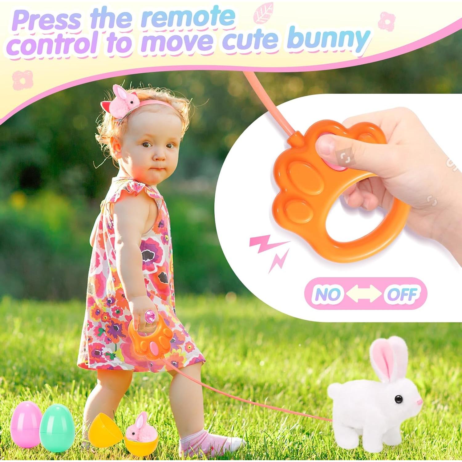 Conejo de Peluche Interactivo CatchCute con Control Remoto