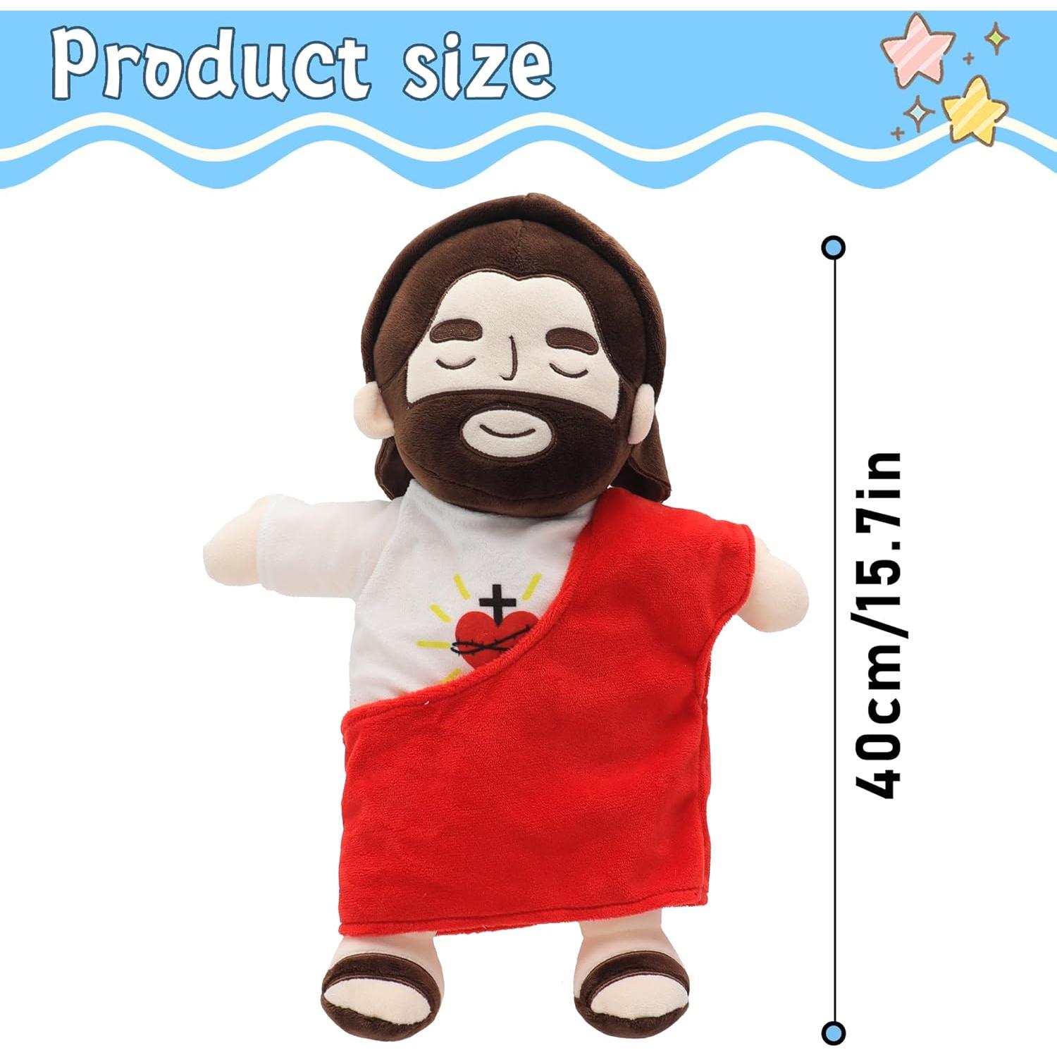 Peluche de Jesús Yelakey 35 cm que Respira Rojo
