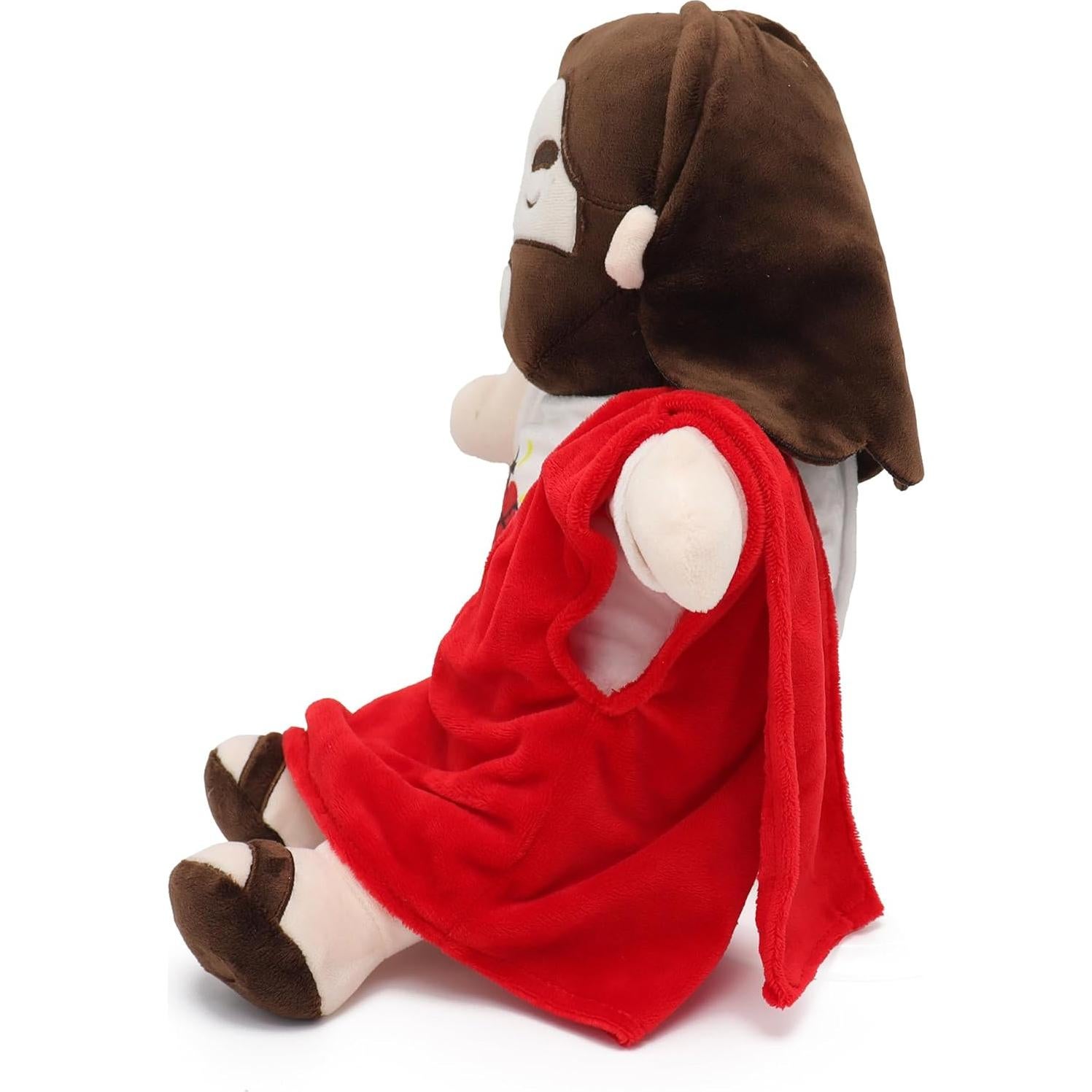 Peluche de Jesús Yelakey 35 cm que Respira Rojo