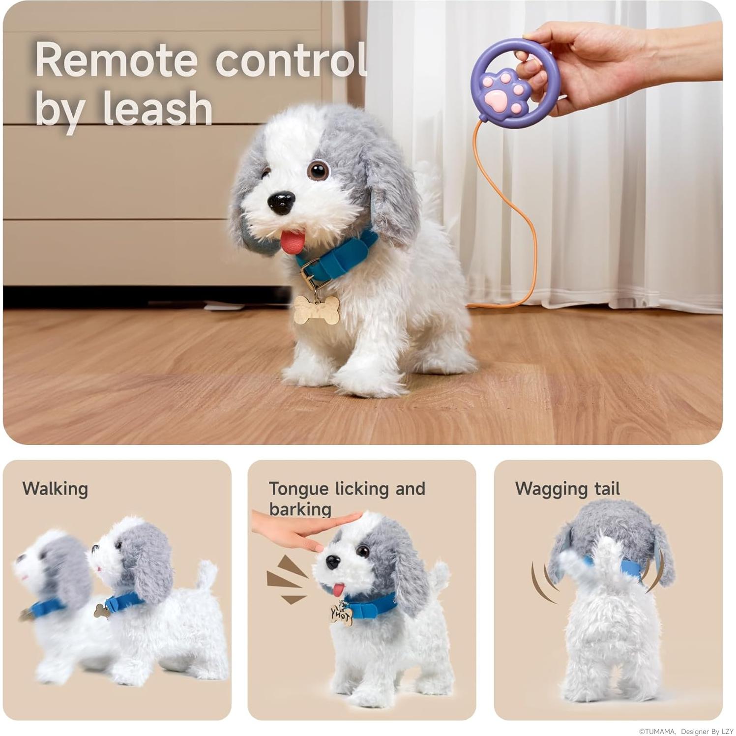 Perro Caminante Electrónico OR OR TU con Control Remoto 22 cm