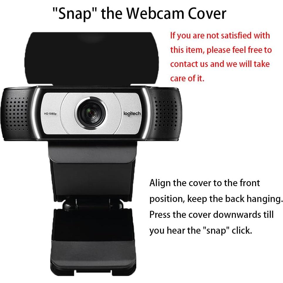 Cubierta de Privacidad Logitech C920 C922 C930 - Protección Webcam