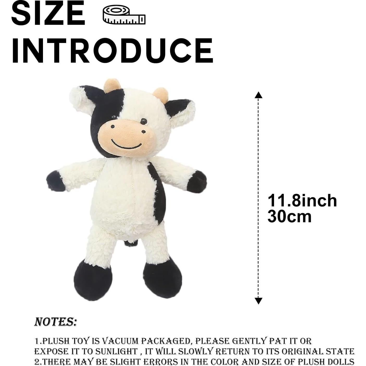 Juguete de Peluche de Vaca Suave CHELEI2019 30 cm