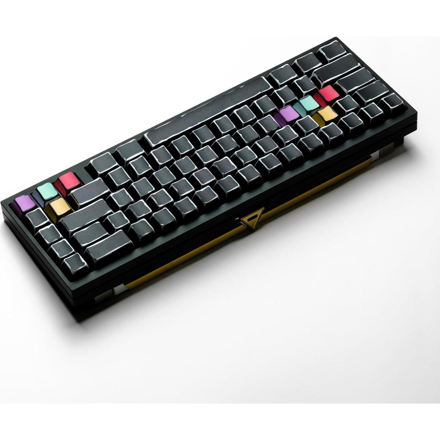 Teclas PBT Negras Graffiti Manga 129 Teclas Cherry MX