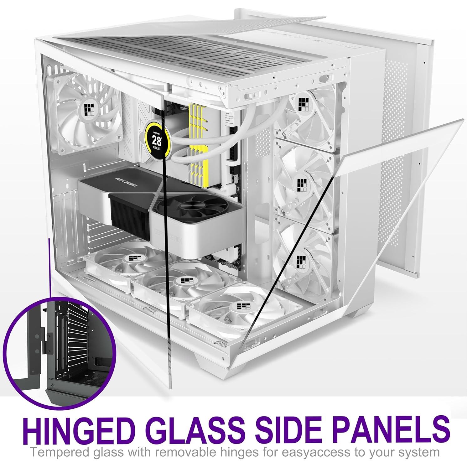 Caja de PC FOIFKIN F300 ATX Mid-Tower Cristal 270° Tipo-C