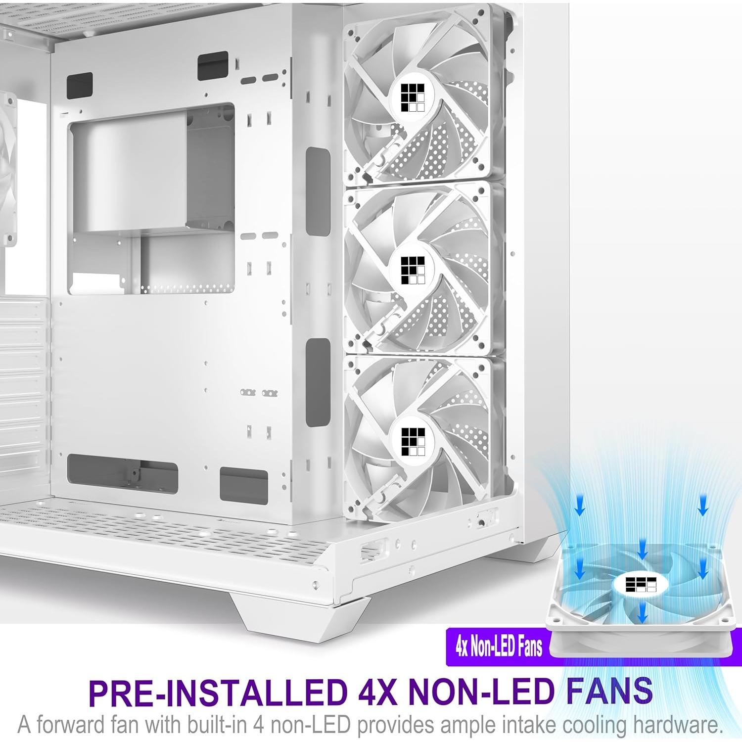 Caja de PC FOIFKIN F300 ATX Mid-Tower Cristal 270° Tipo-C