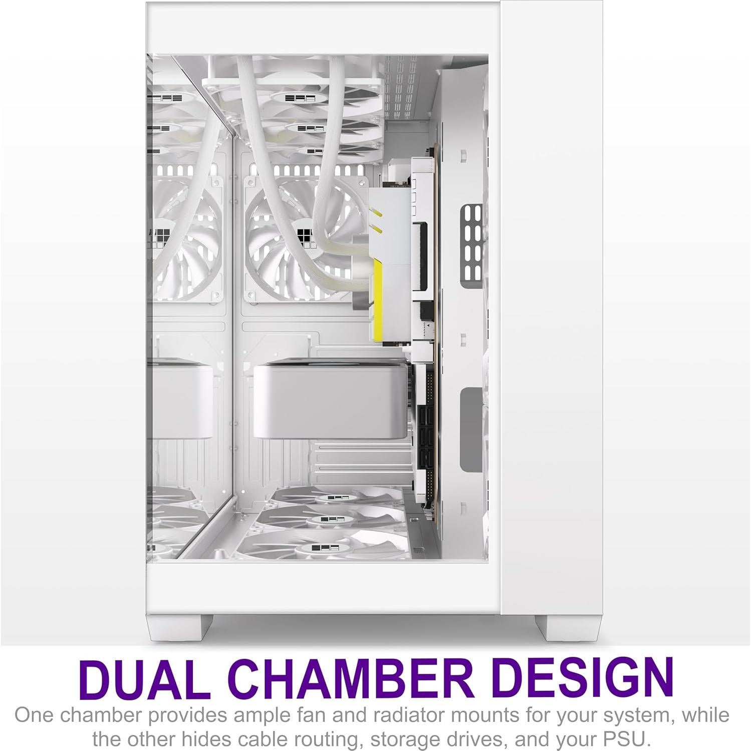 Caja de PC FOIFKIN F300 ATX Mid-Tower Cristal 270° Tipo-C