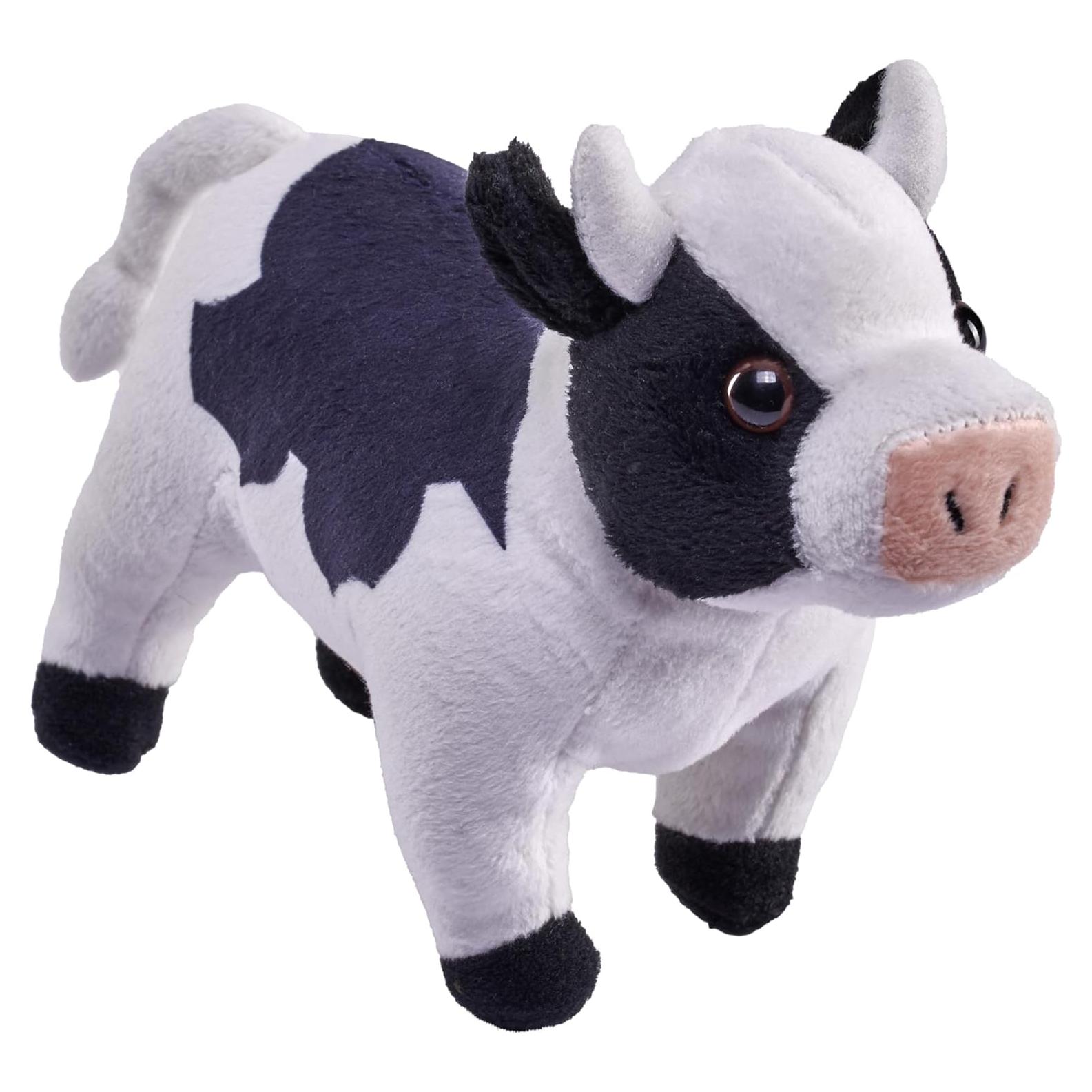 Pocketkins Eco Vaca Wild Republic, Peluche 12,7 cm Ecológico