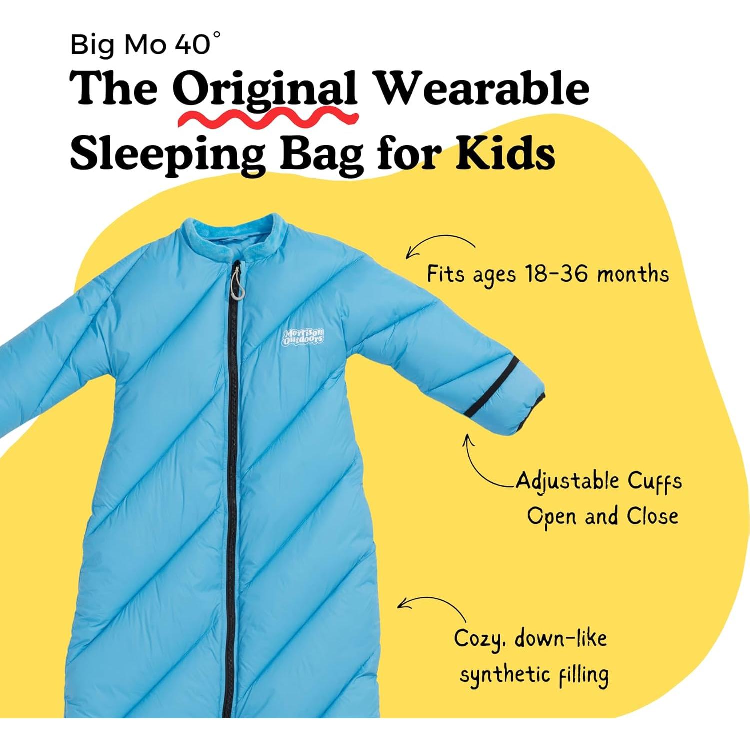 Saco de Dormir para Niños Morrison Outdoors 40° Azul Bayberry