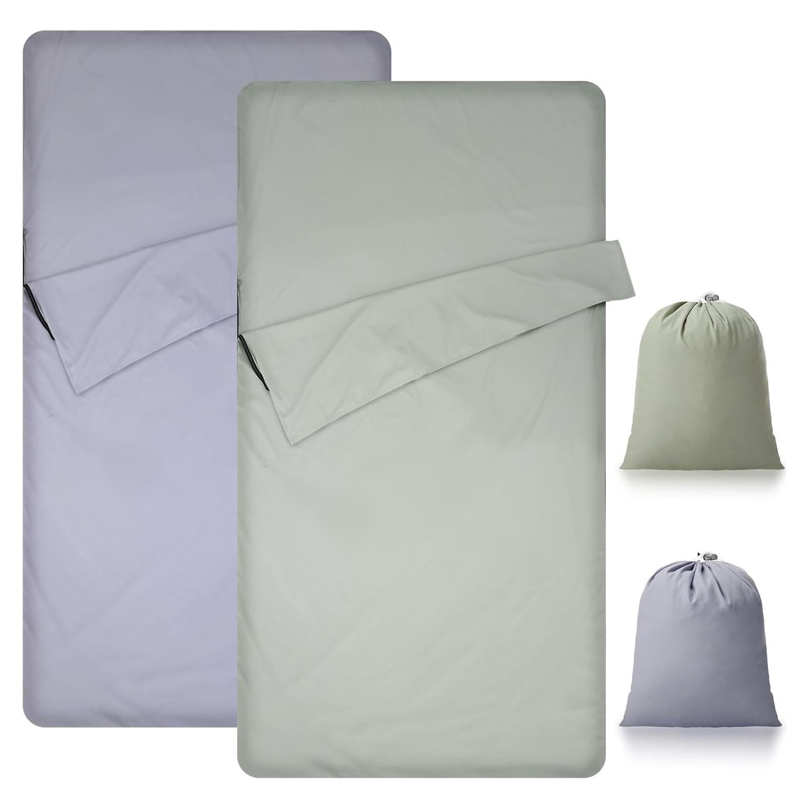 2 Forros de Saco de Dormir SmoothNovelty Microfibra 120x210cm