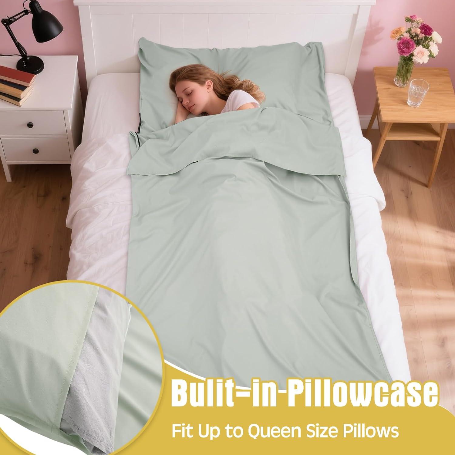 2 Forros de Saco de Dormir SmoothNovelty Microfibra 120x210cm