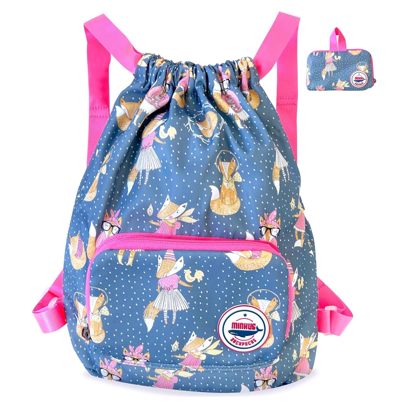 Mochila Plegable Impermeable para Niños Minkus - 30.5x35.6 cm