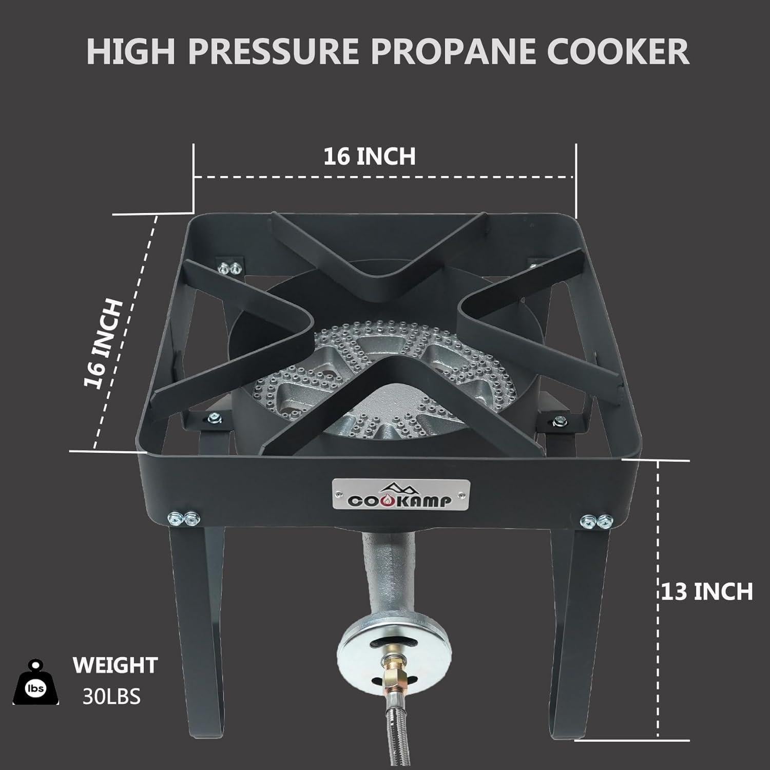 Cocina de Gas Propano Portátil Banjo SA1250 200,000 BTU