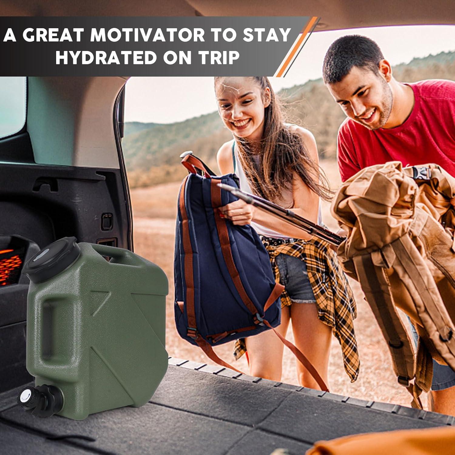 Jarra de Agua 9.8L Digury Portátil Libre de BPA con Grifo