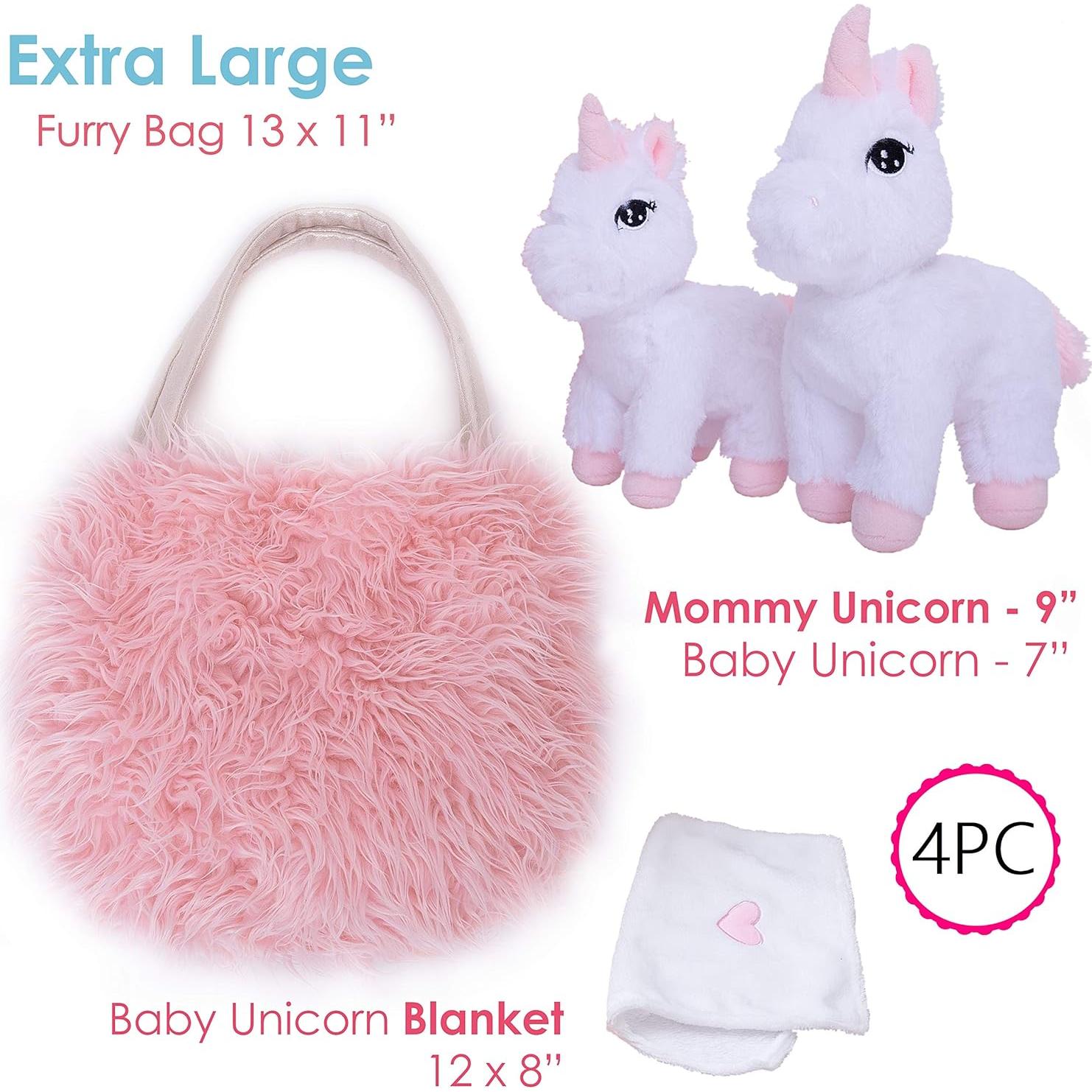 Set de Juguetes de Unicornio Perfectto 4 Pzs para Niñas