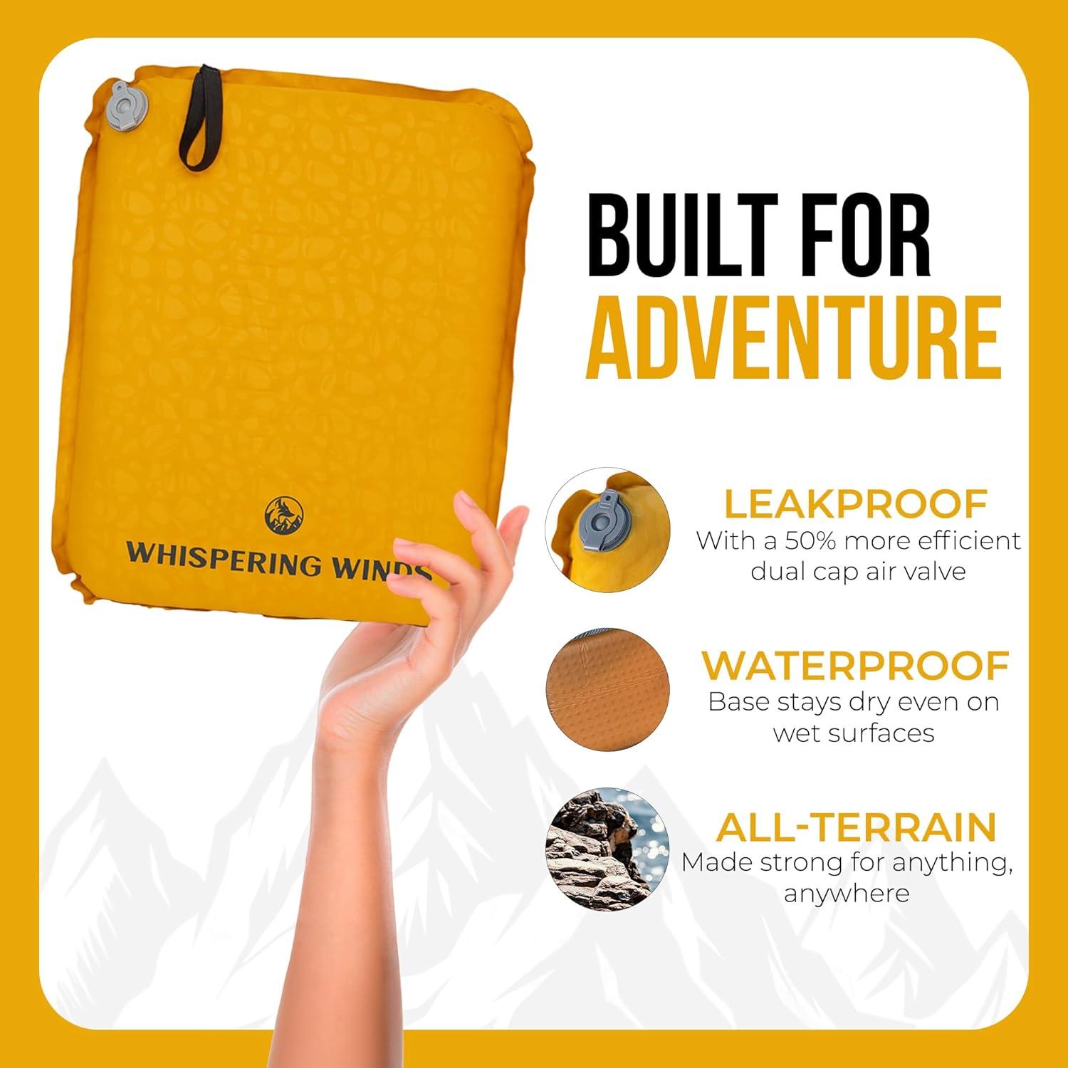 Cojín Inflable Whispering Winds - Alivio de Presión 42x33 cm