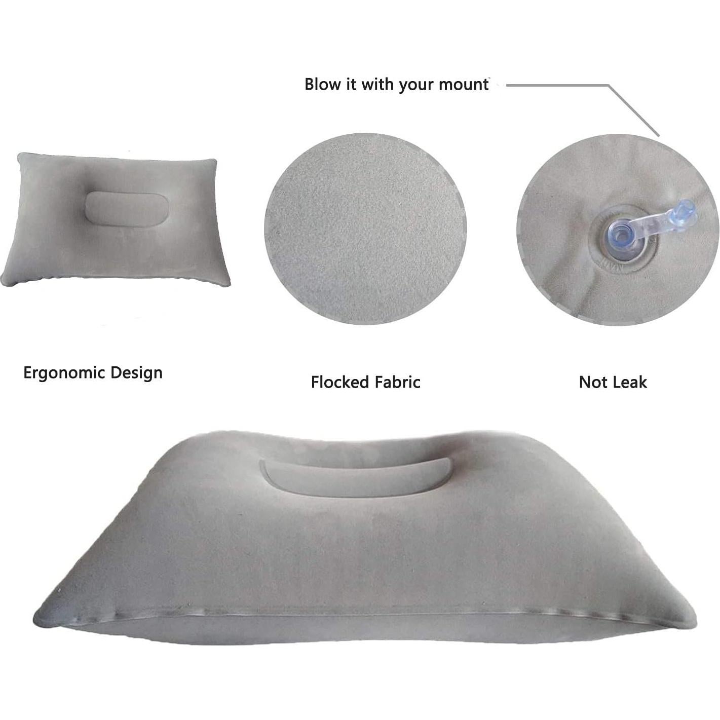 2 Almohadas Inflables Ultraligeras Alovexiong para Camping