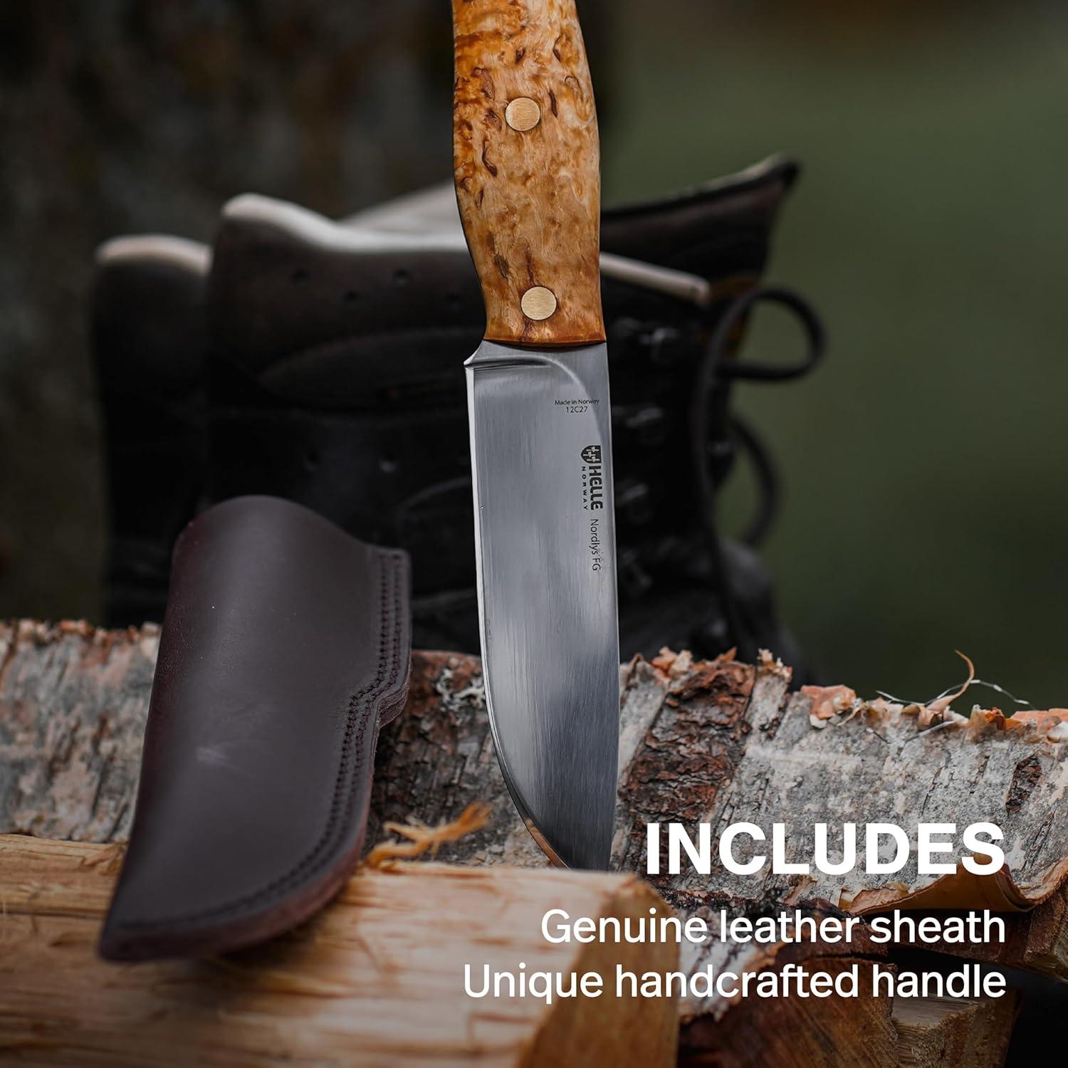 Cuchillo de Chef Helle Nordlys FG 122mm Acero Inoxidable