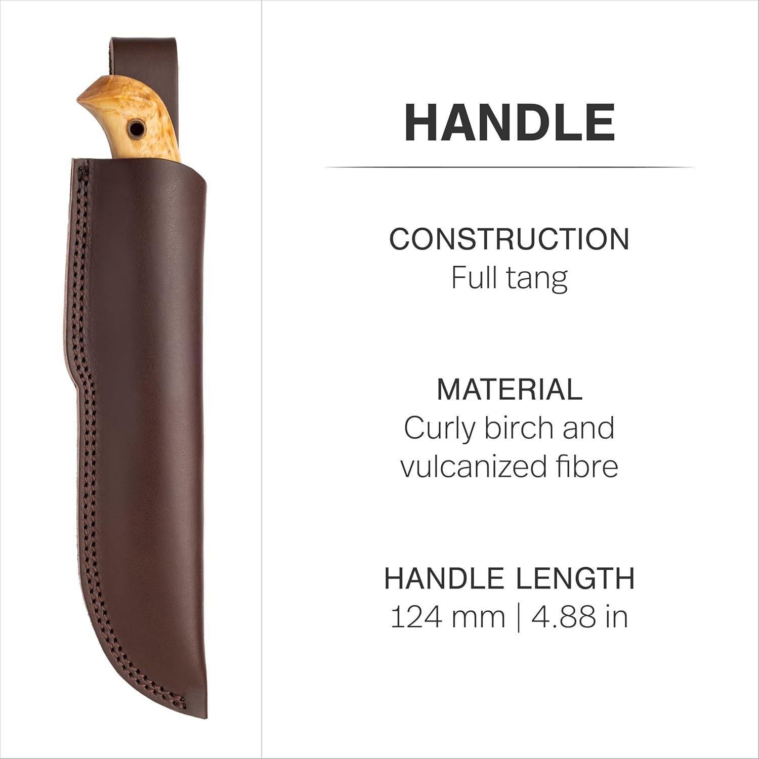 Cuchillo de Chef Helle Nordlys FG 122mm Acero Inoxidable