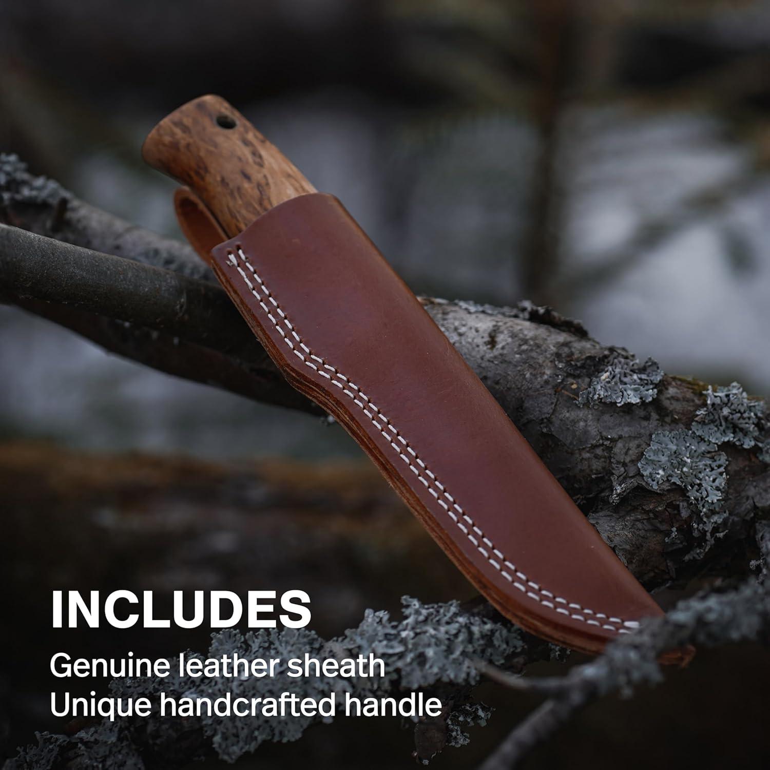 Cuchillo de Supervivencia HELLE Temagami 11 cm Acero Inoxidable
