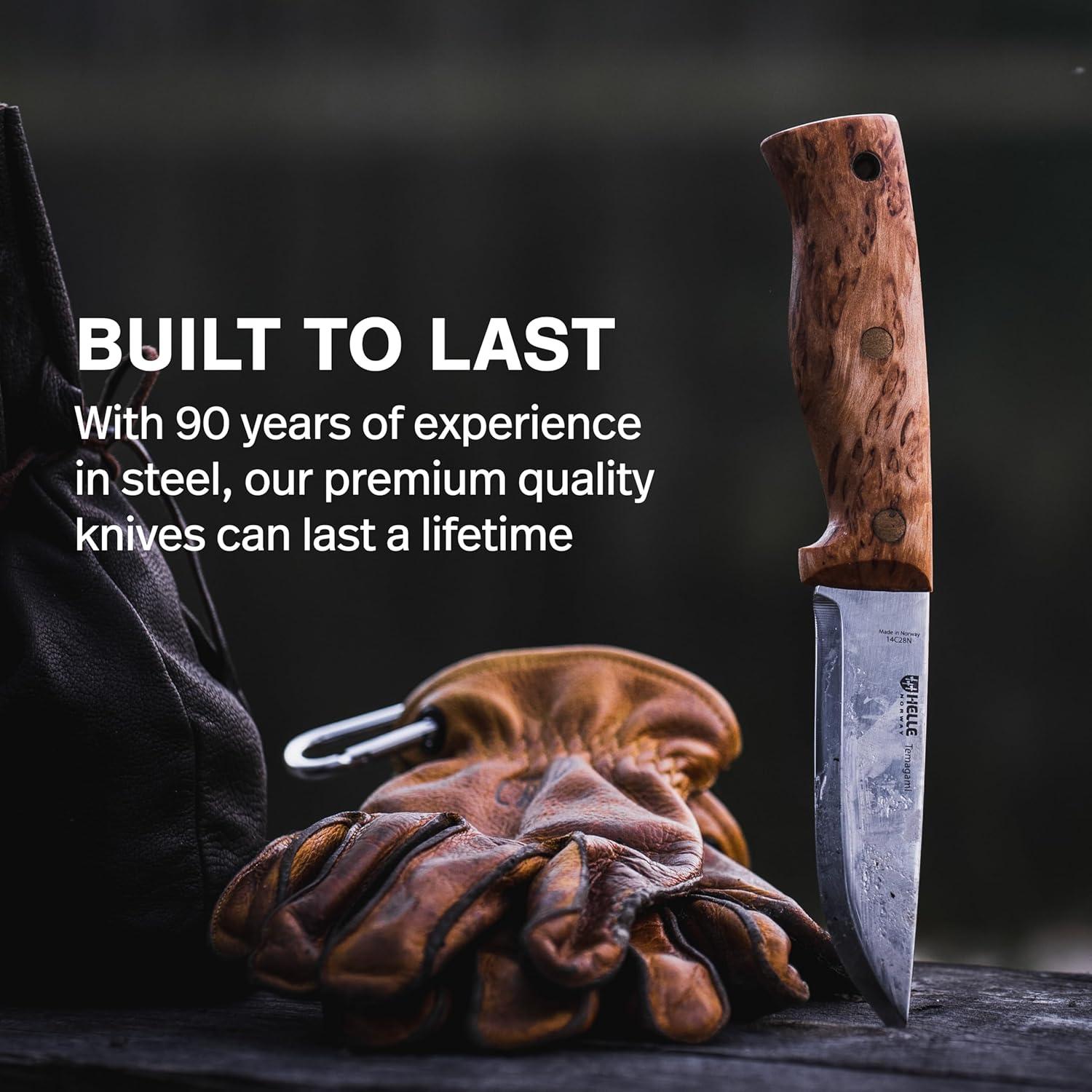 Cuchillo de Supervivencia HELLE Temagami 11 cm Acero Inoxidable