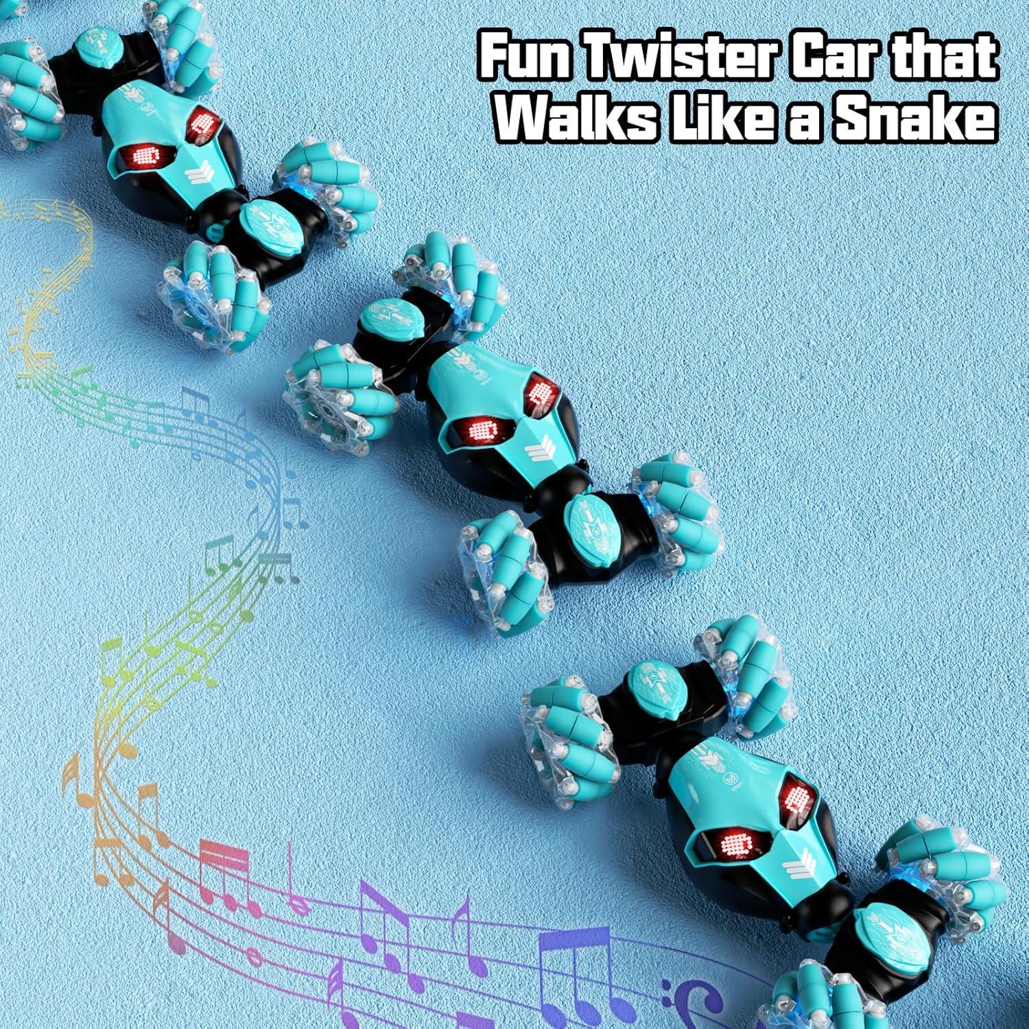 Coche RC Acrobático 4WD 1:18 Azul con Sensor de Gestos