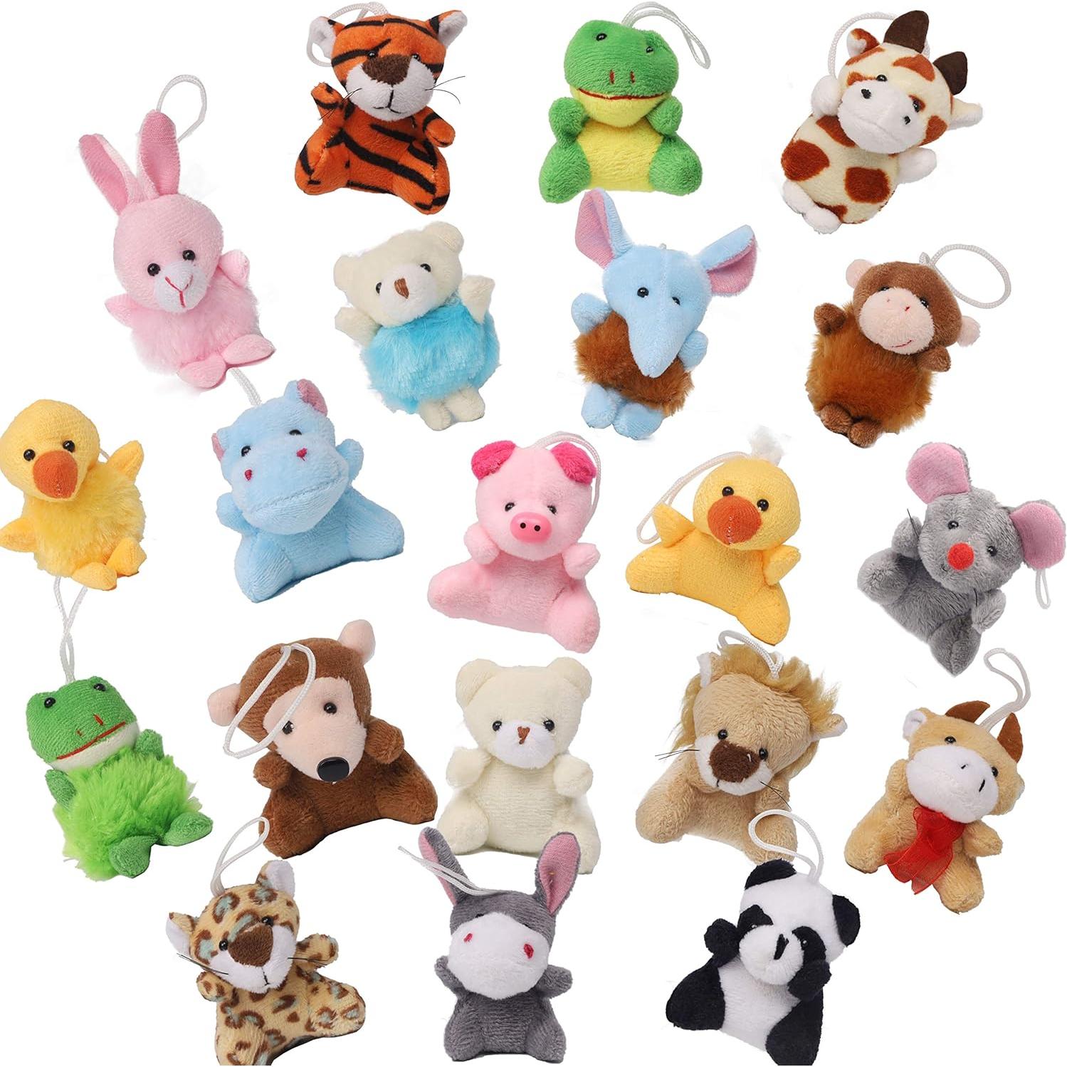 Juegoal 26 Mini Juguetes de Peluche para Niños 6-7 cm