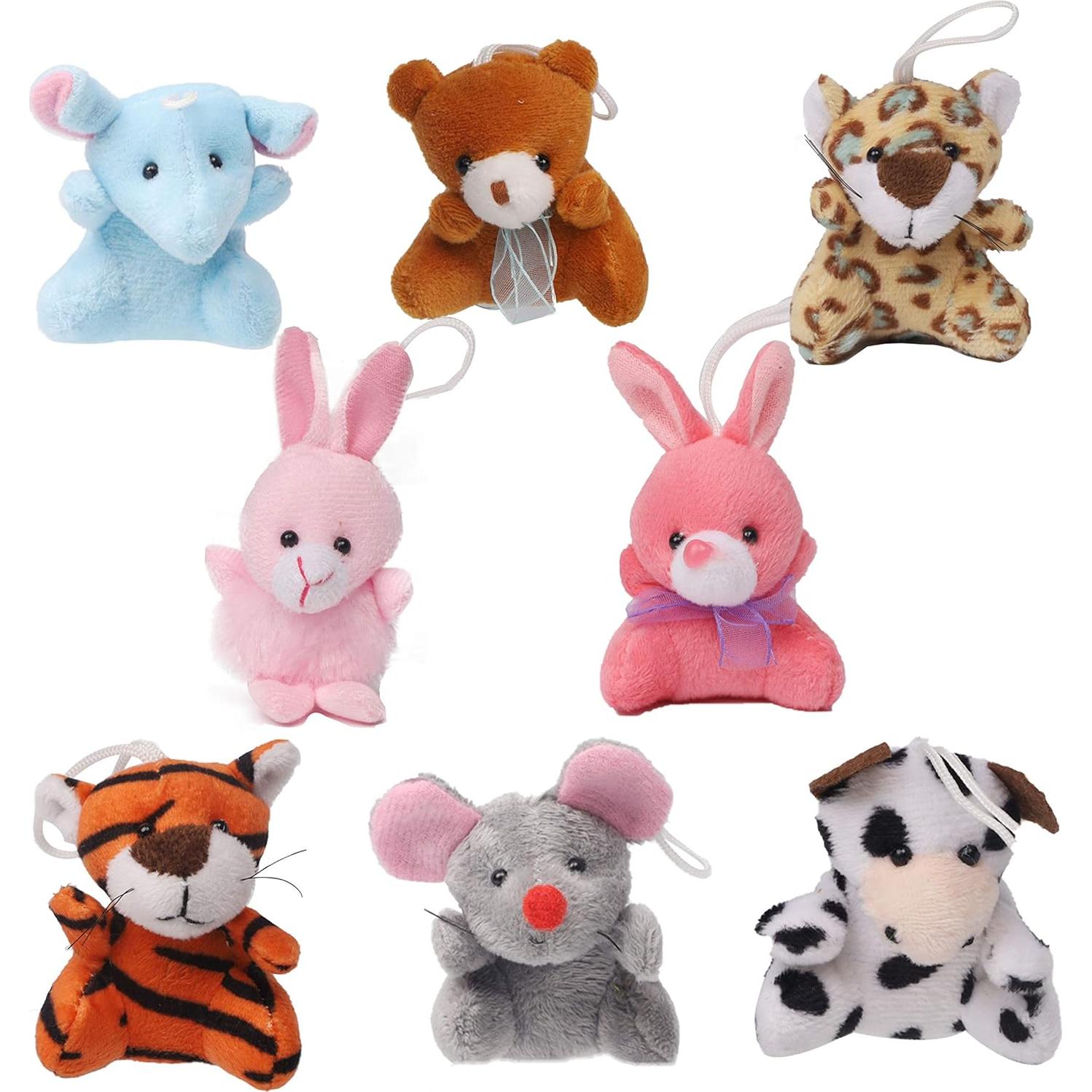 Juegoal 26 Mini Juguetes de Peluche para Niños 6-7 cm